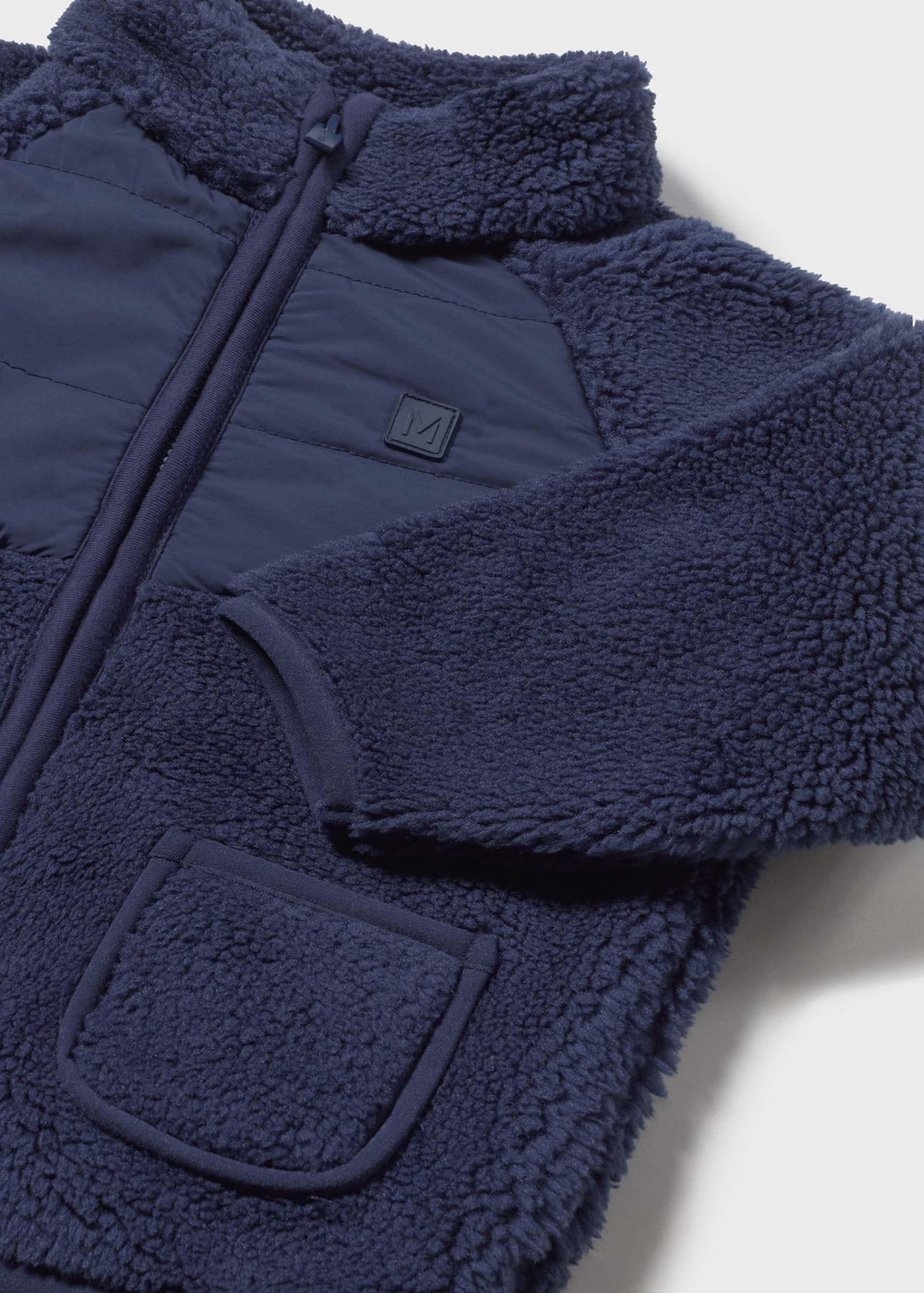 Sweatjacke Lammfellimitat Baby