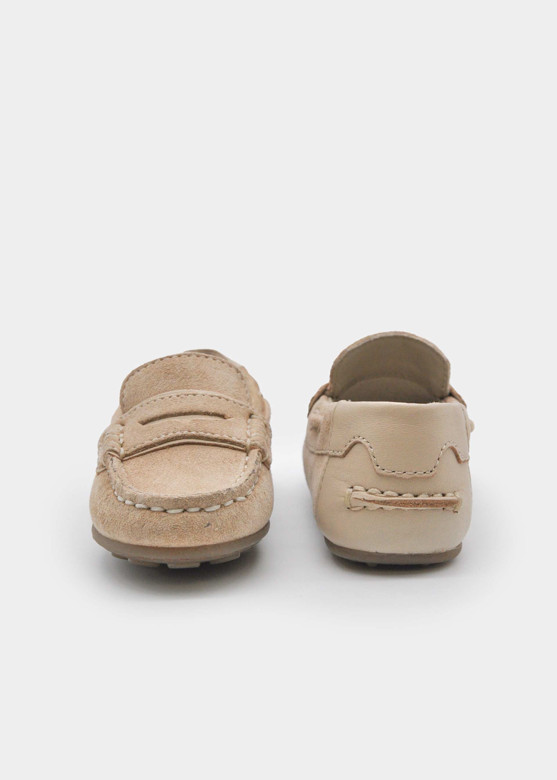 Mocassins en cuir suédé bébé