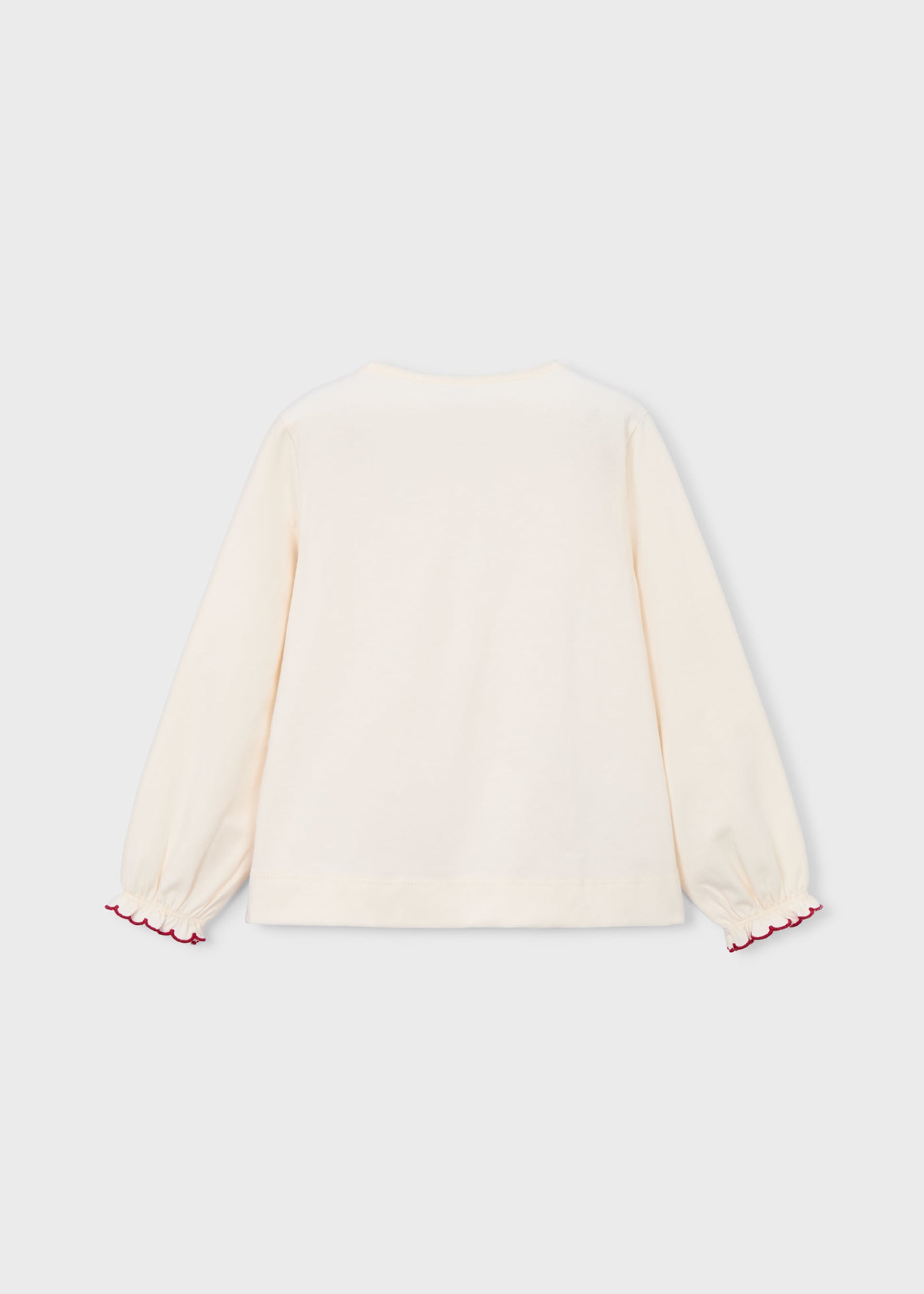 Shirt Blütenblätter Applikation Mädchen