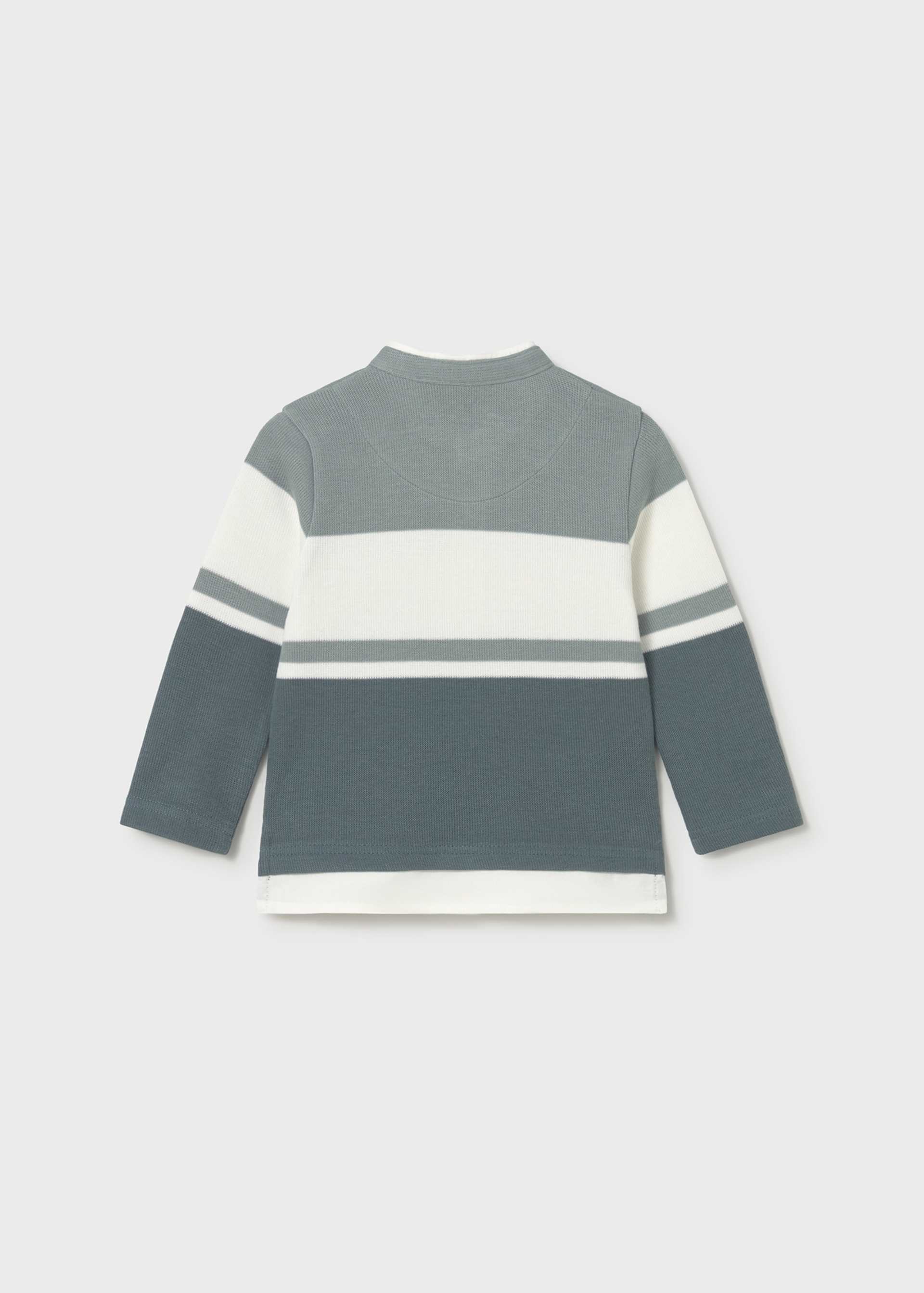 Poloshirt Mao color block Baby