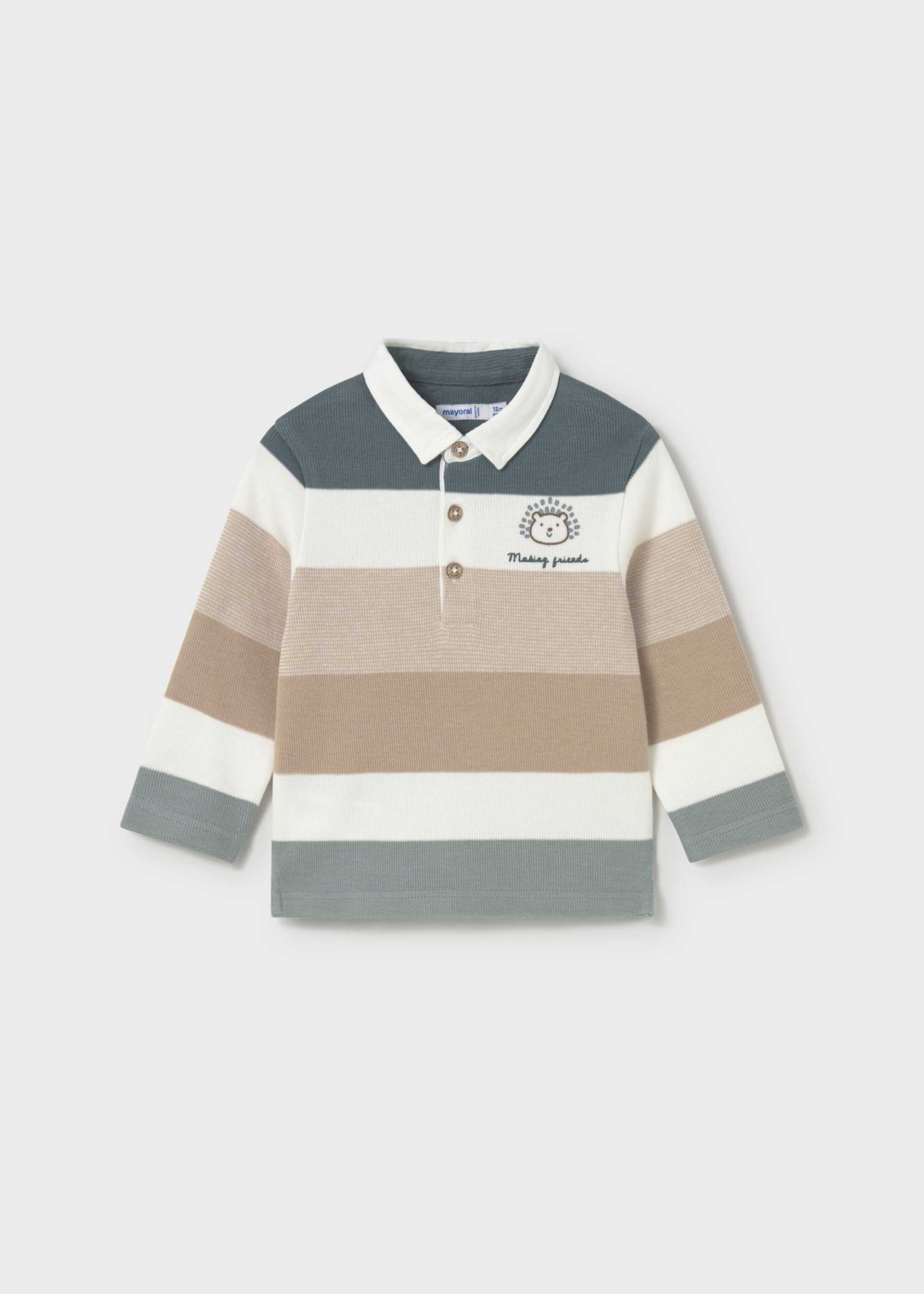 Poloshirt color block Baby