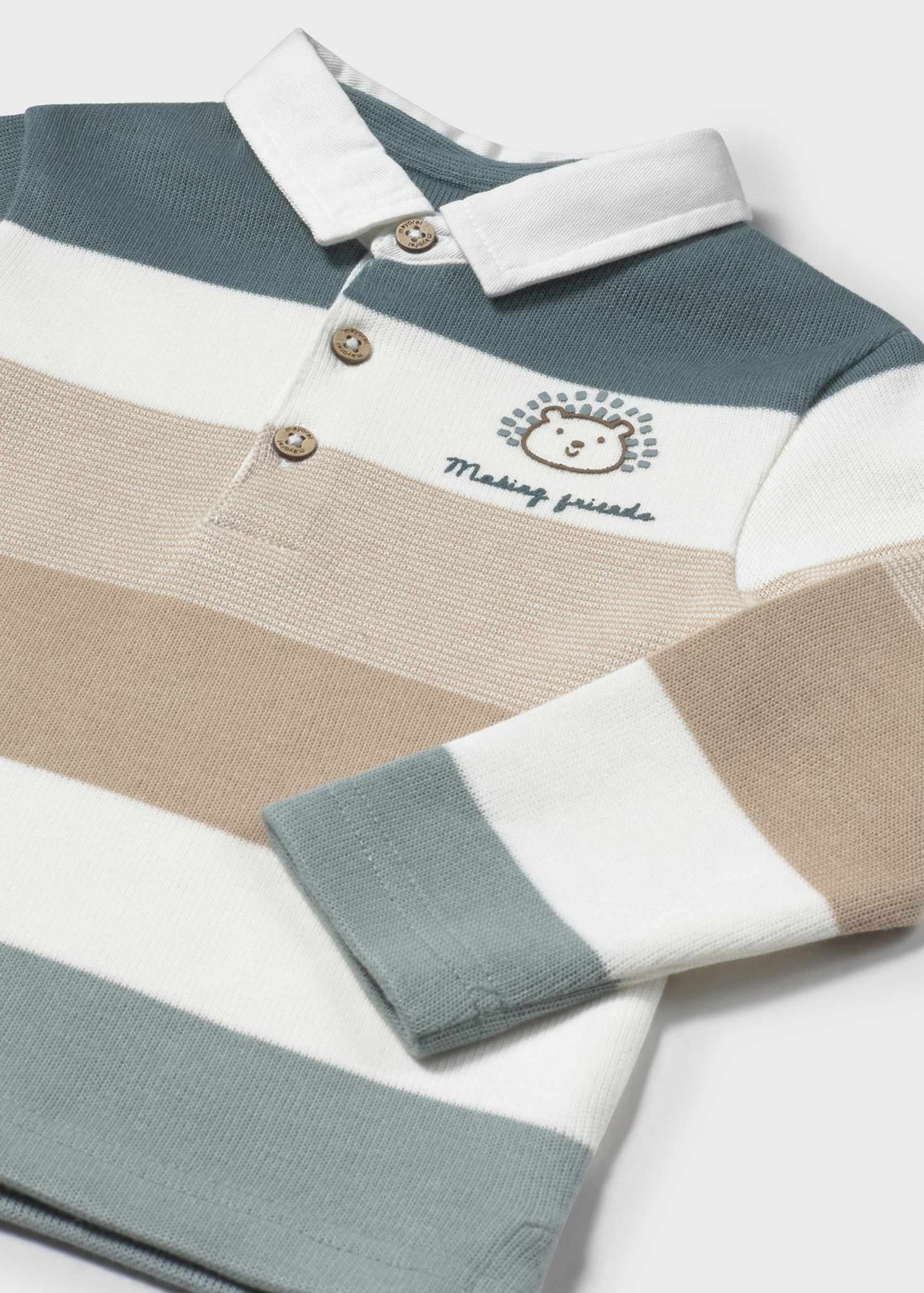 Polo bandes bébé