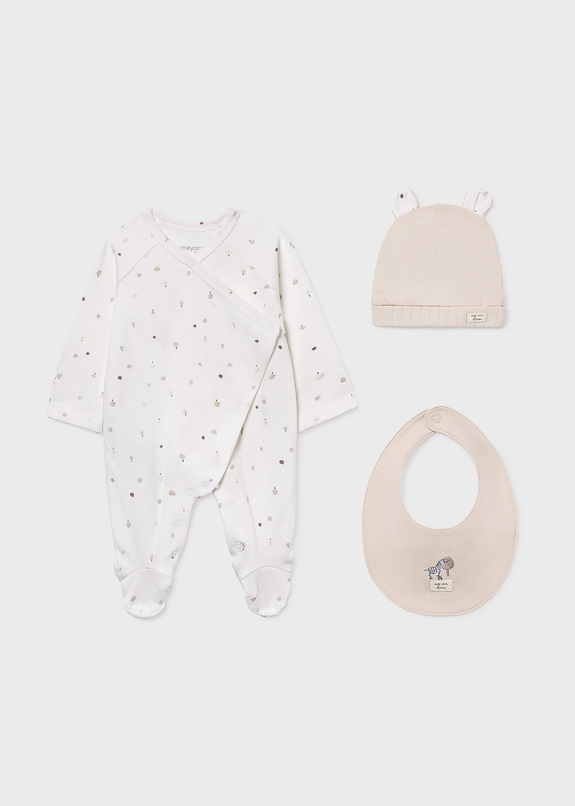 Baby unisex 3 piece gift set