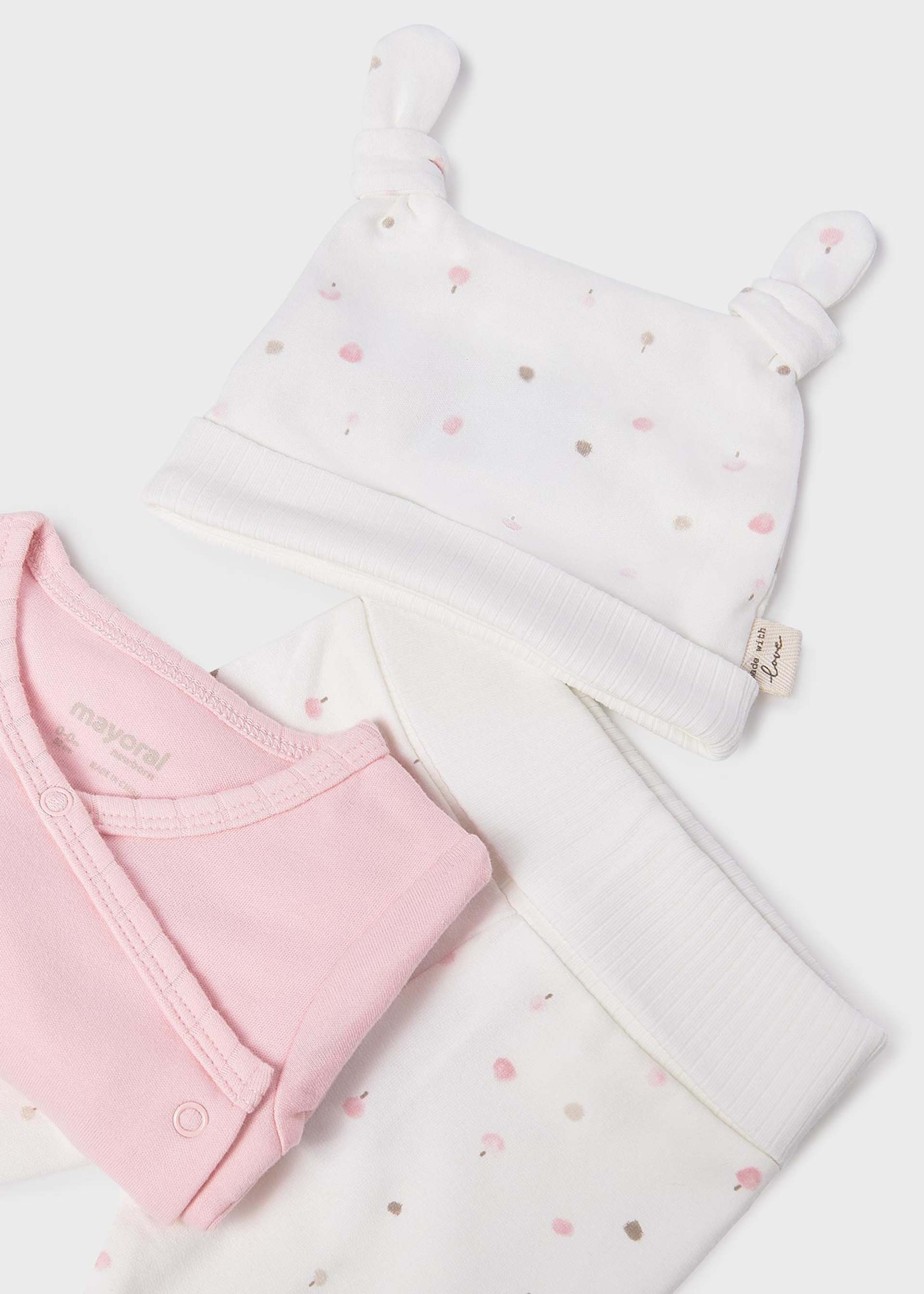 Conjunto regalo 3 piezas unisex bebé