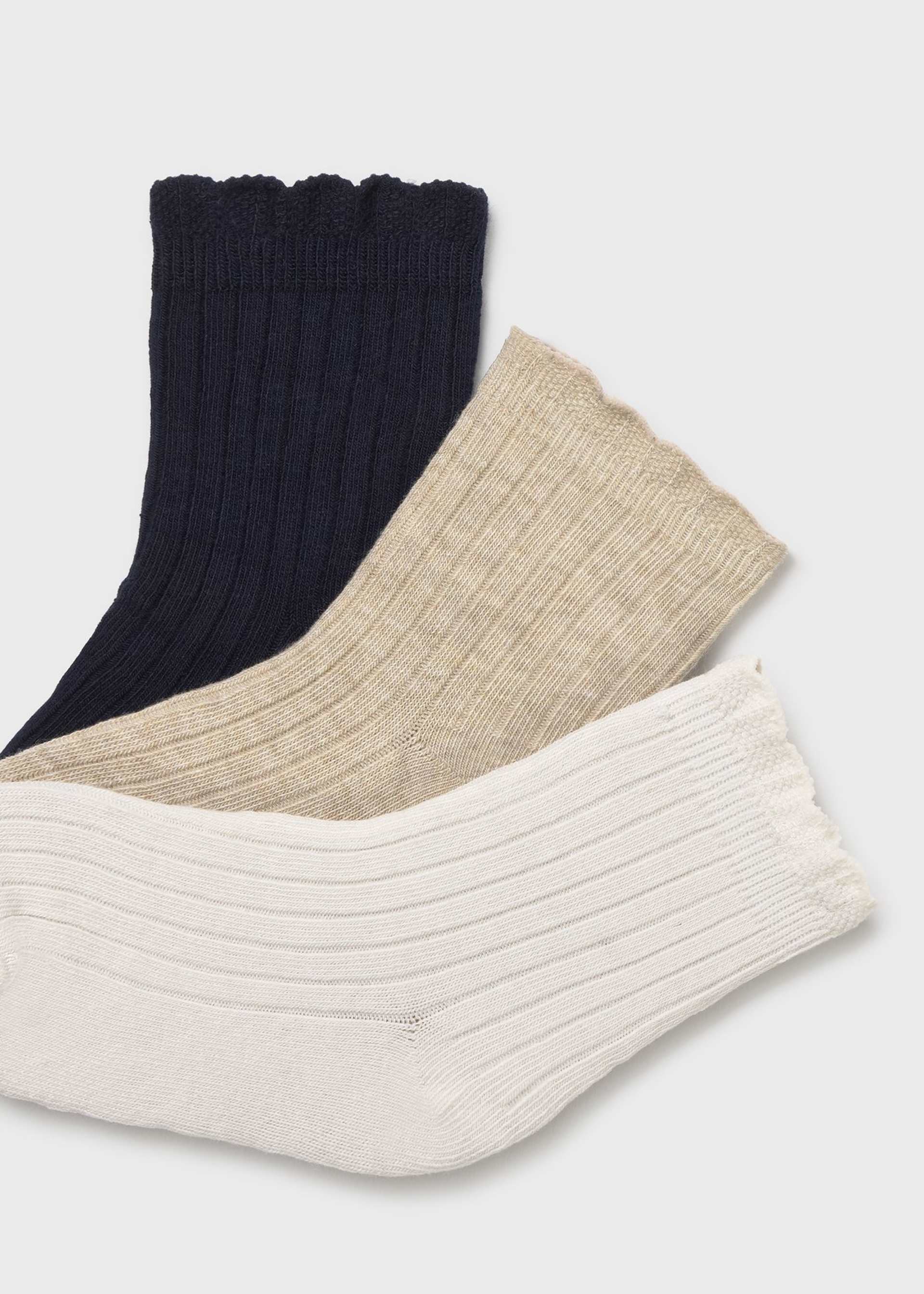 Lot de 3 chaussettes ajourés bébé