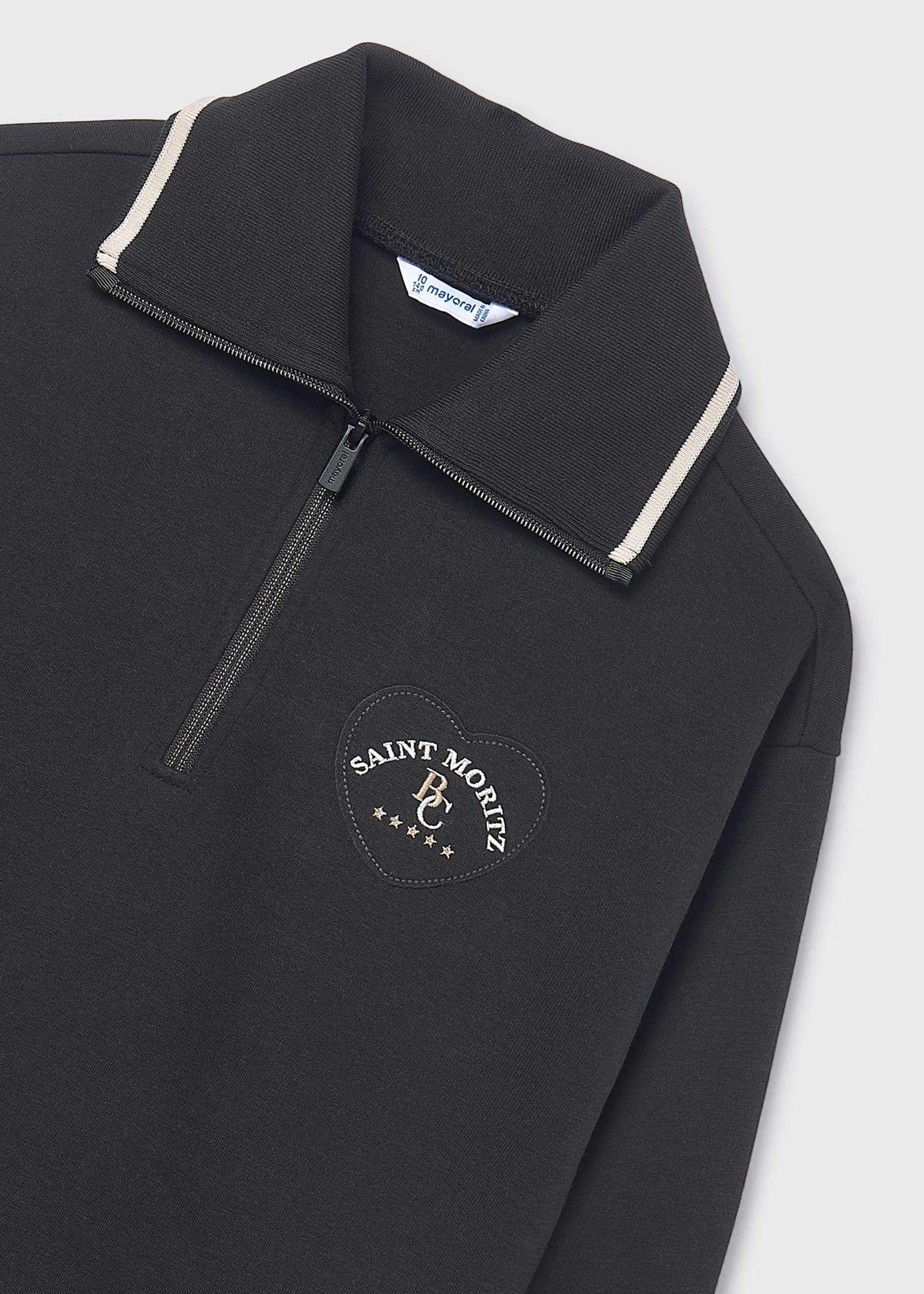 Girl Quarter Zip Dress