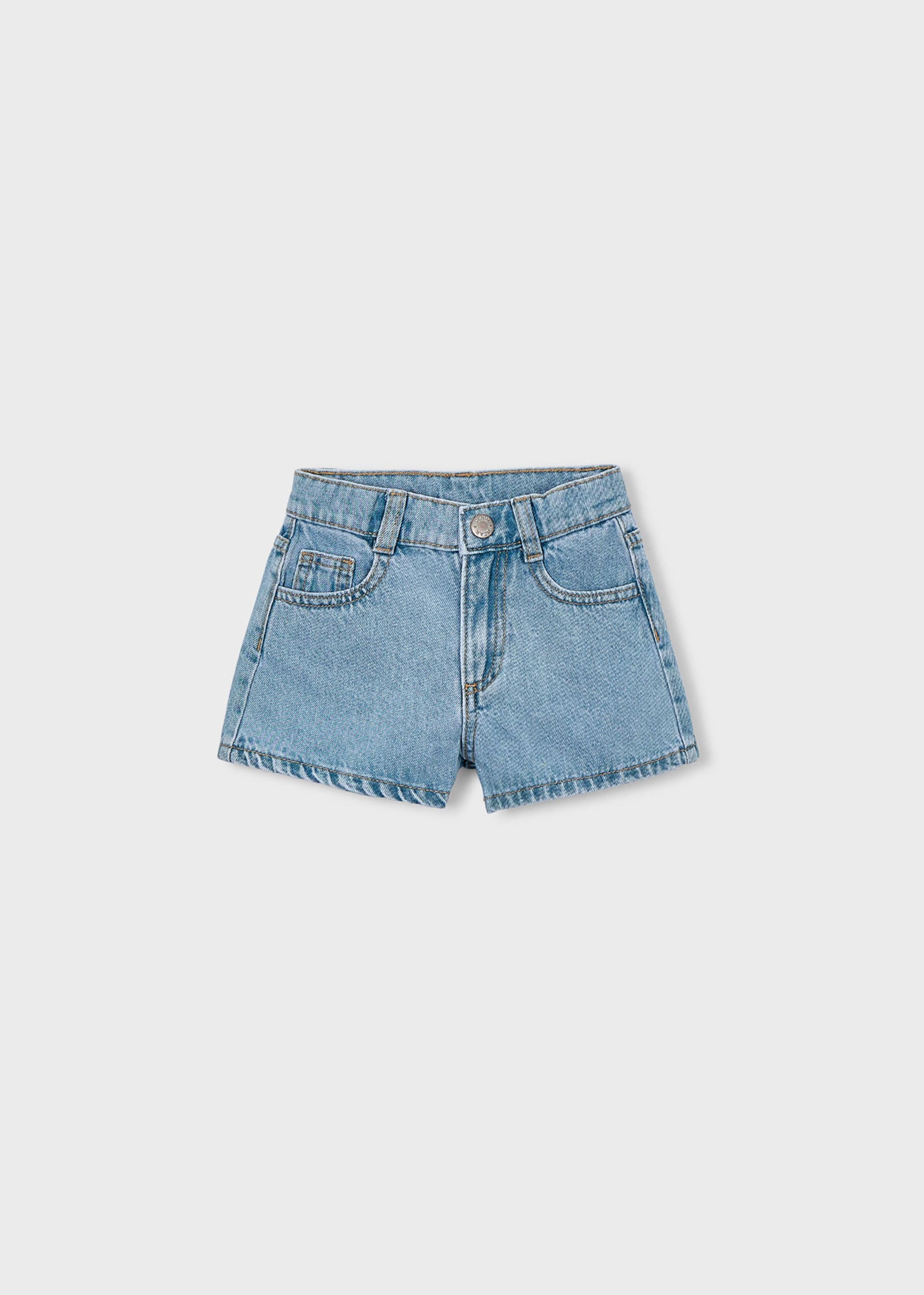 Girls basic denim shorts