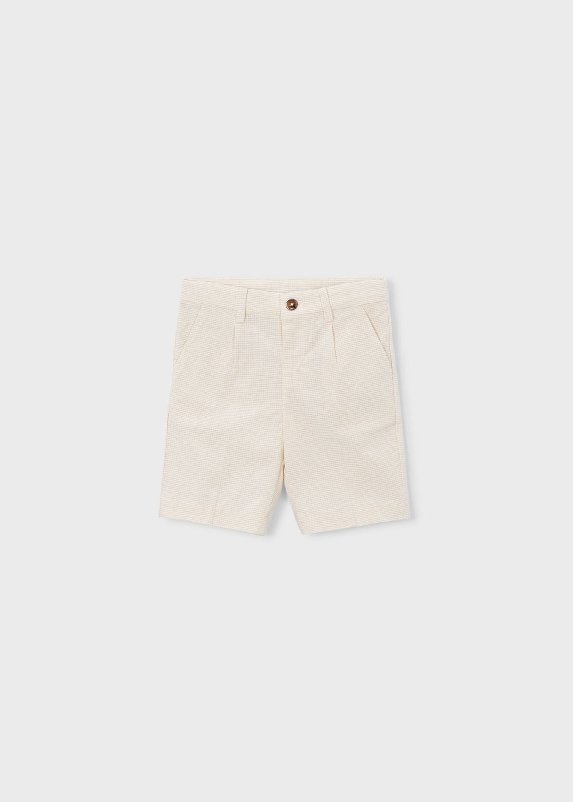 Linen Bermuda shorts for boys