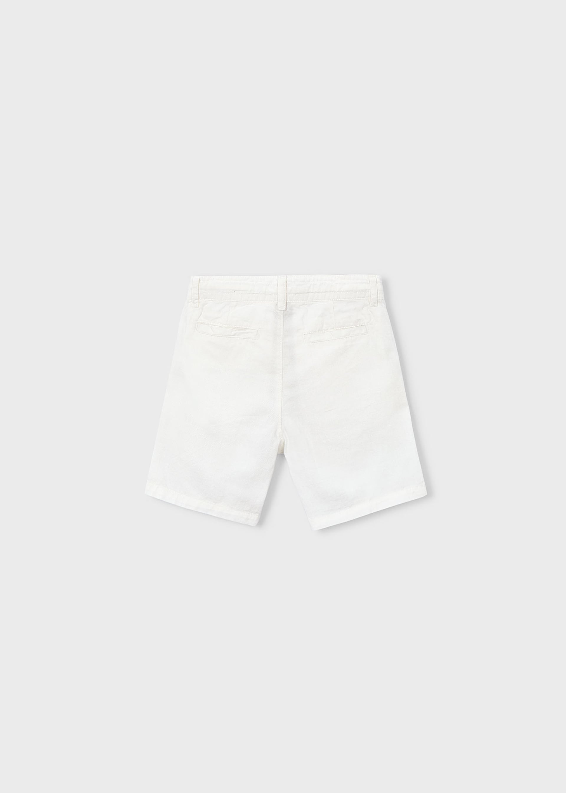 Bermuda relaxed fit com linho menino