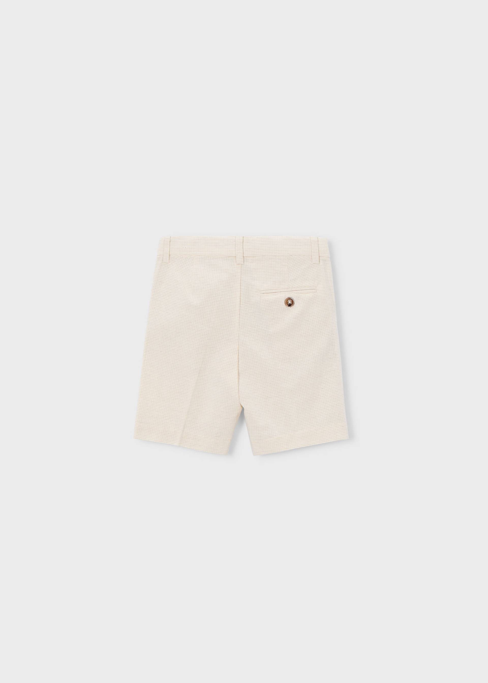 Linen Bermuda shorts for boys
