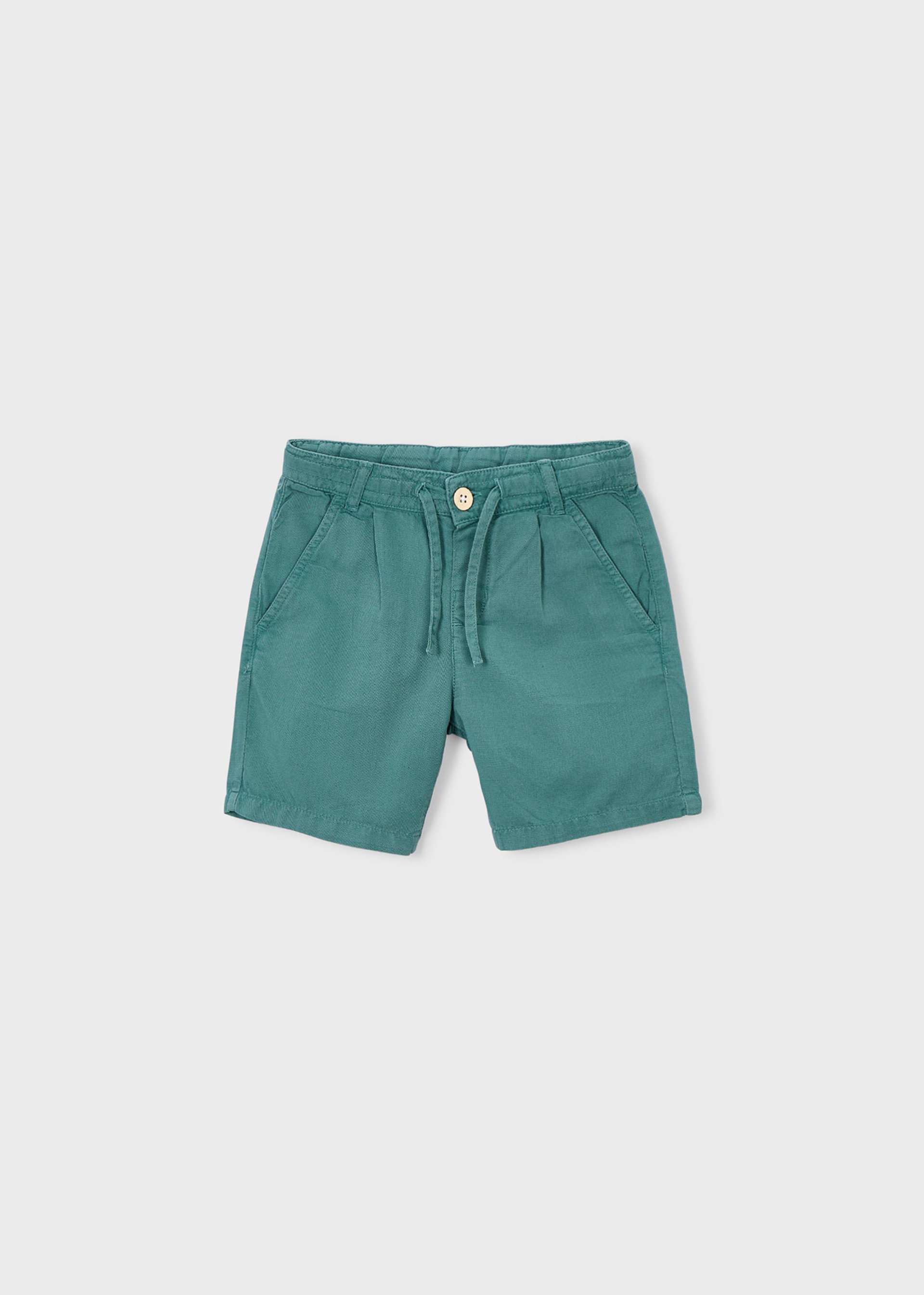 Bermuda relaxed fit en lin garçon