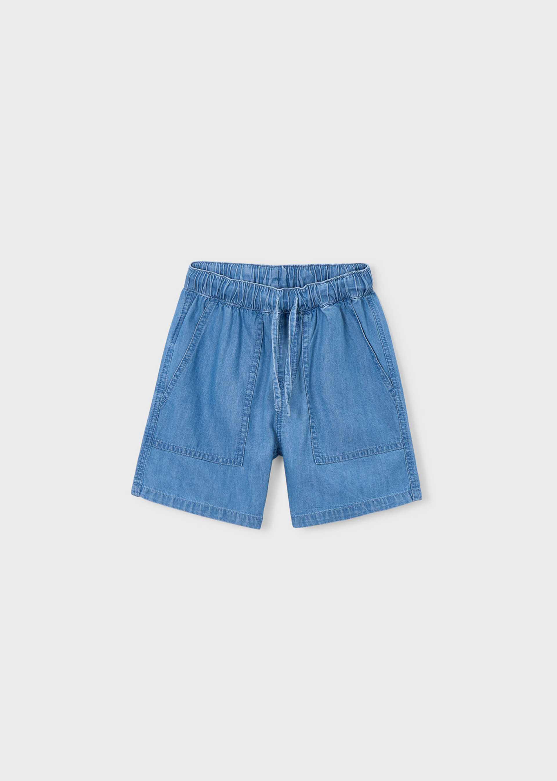 Bermuda jeans morbido bambino