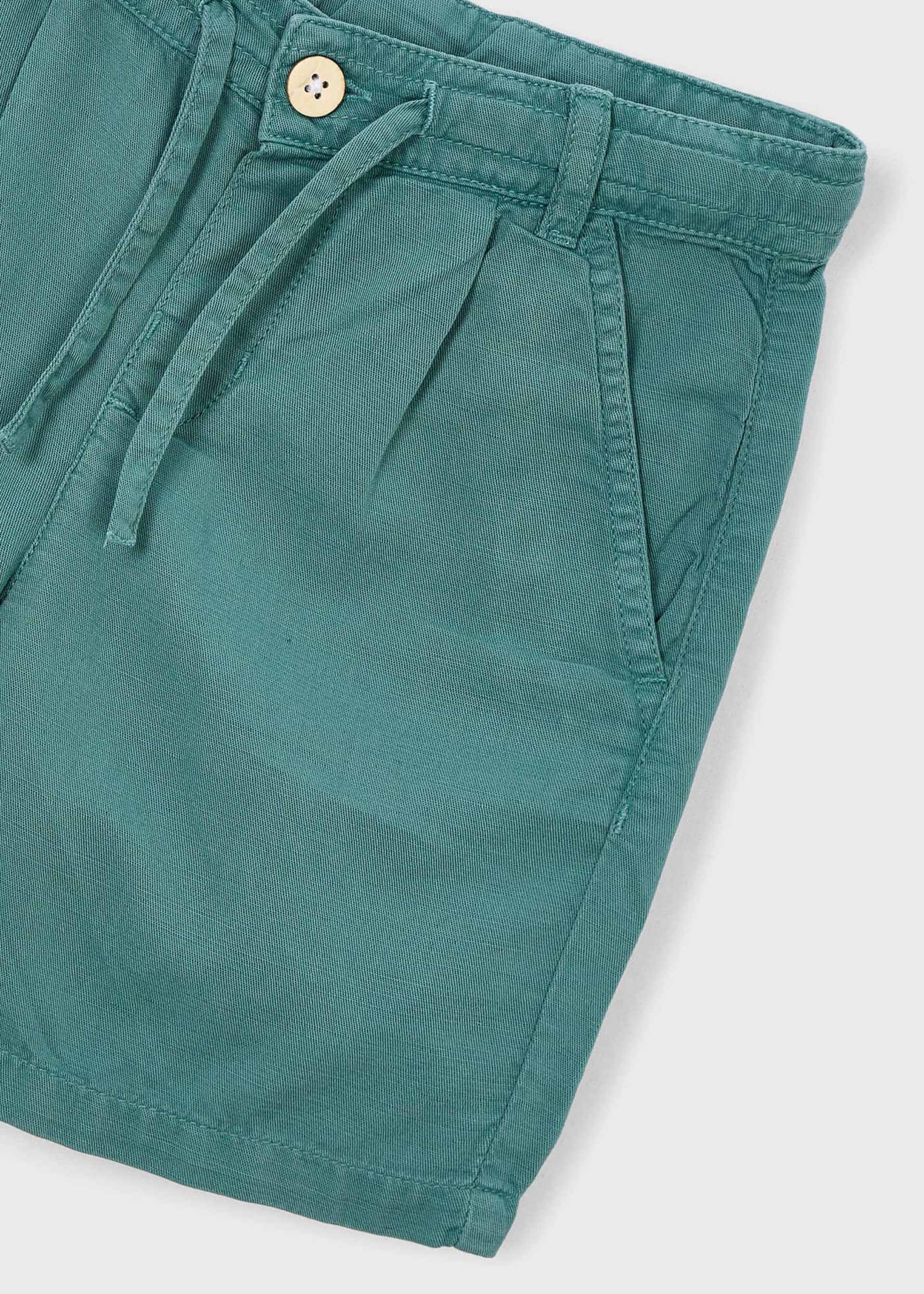 Bermuda relaxed fit in lino bambino Bermuda relaxed fit in lino bambino