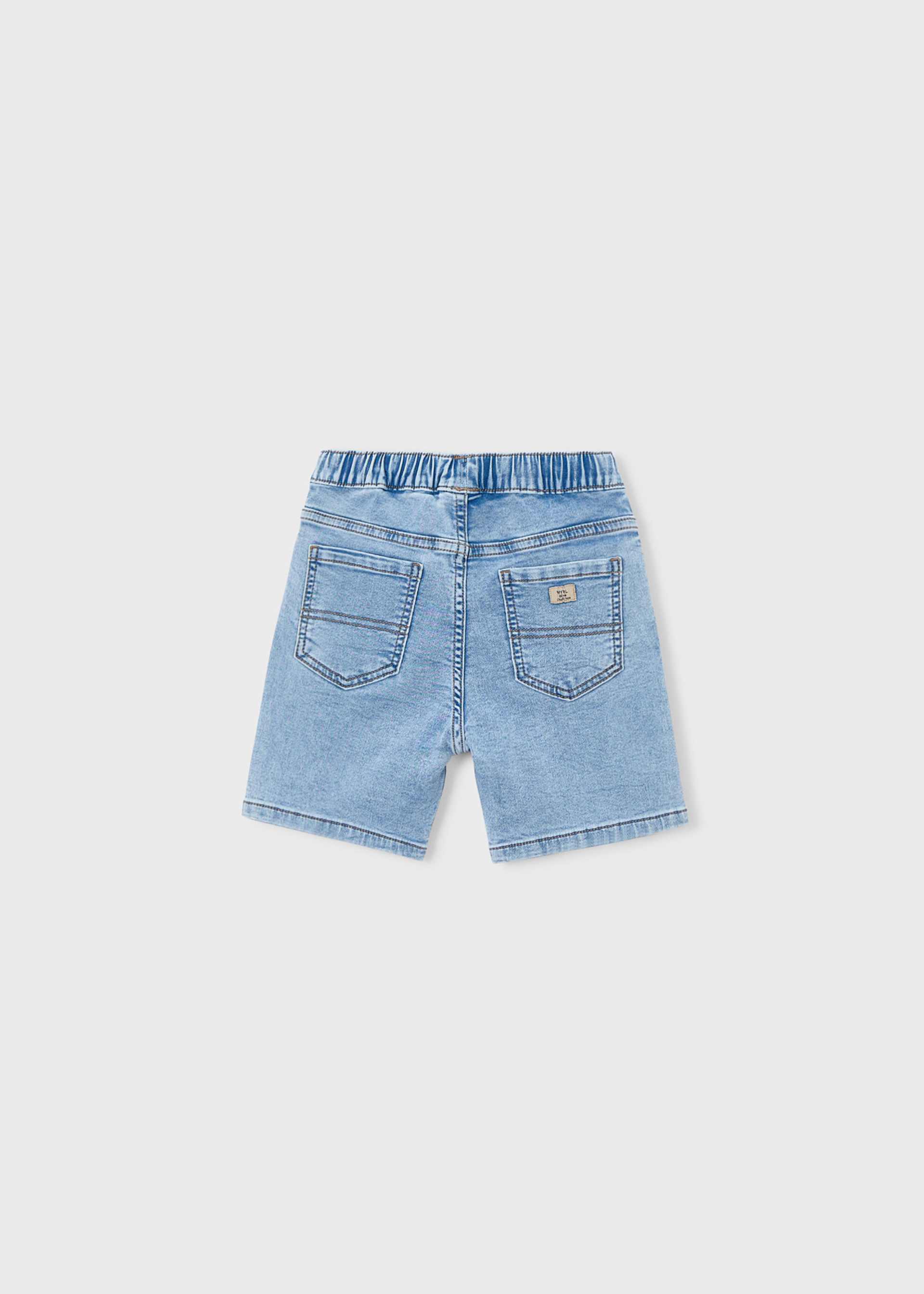 Bermuda vaquera jogger niño