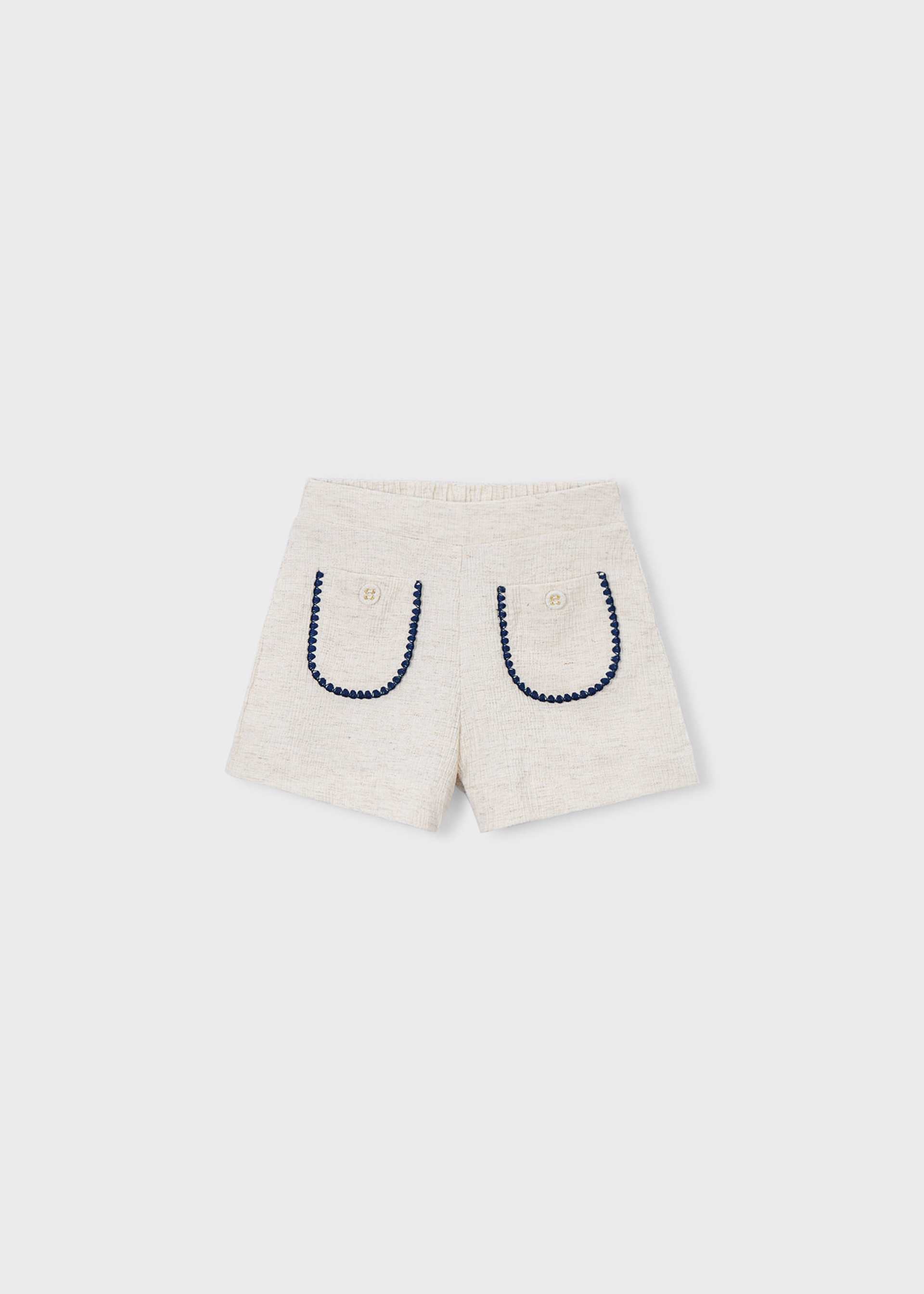 Leinenhose mit Taschen Mädchen