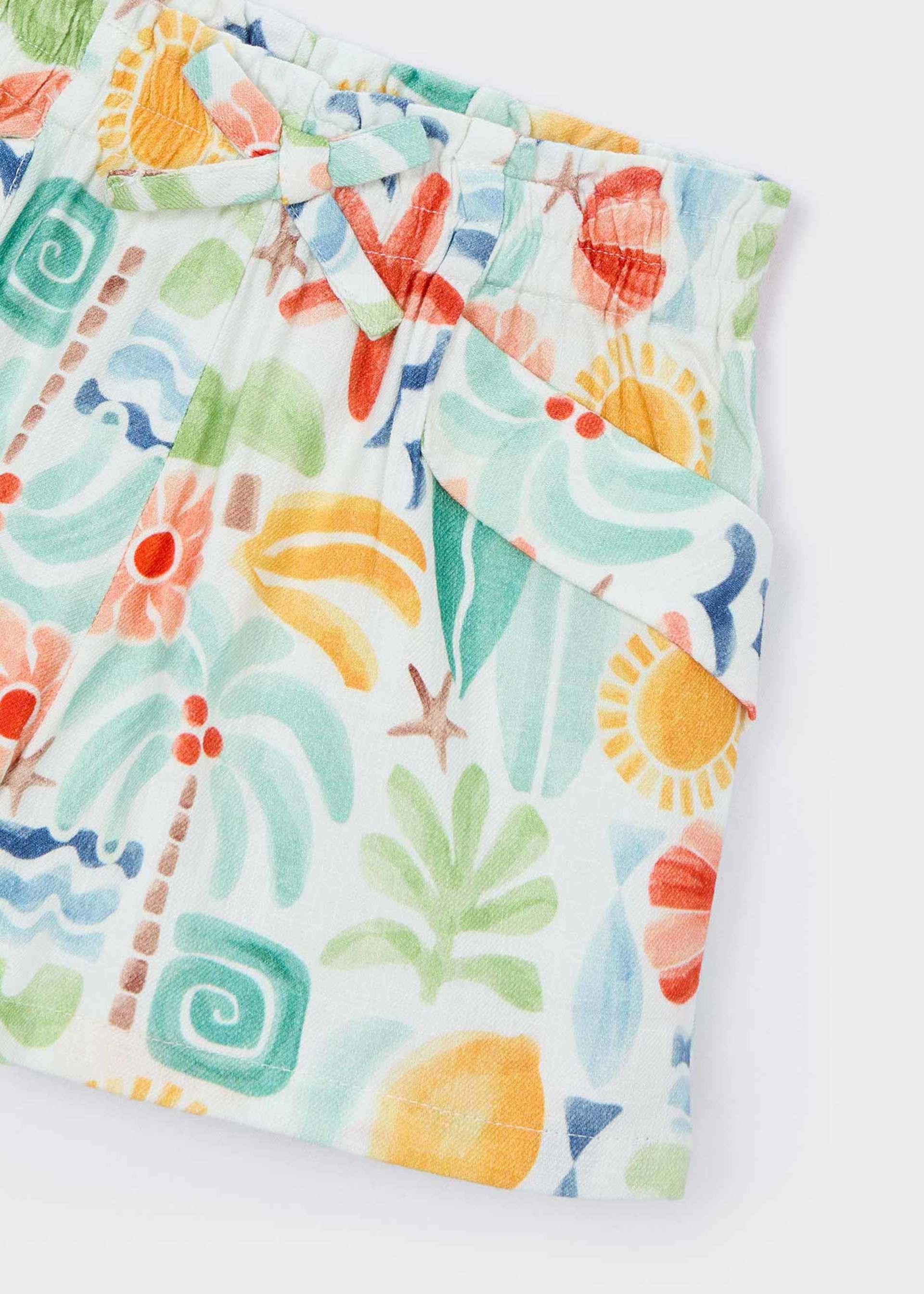 Pantalón estampado niña