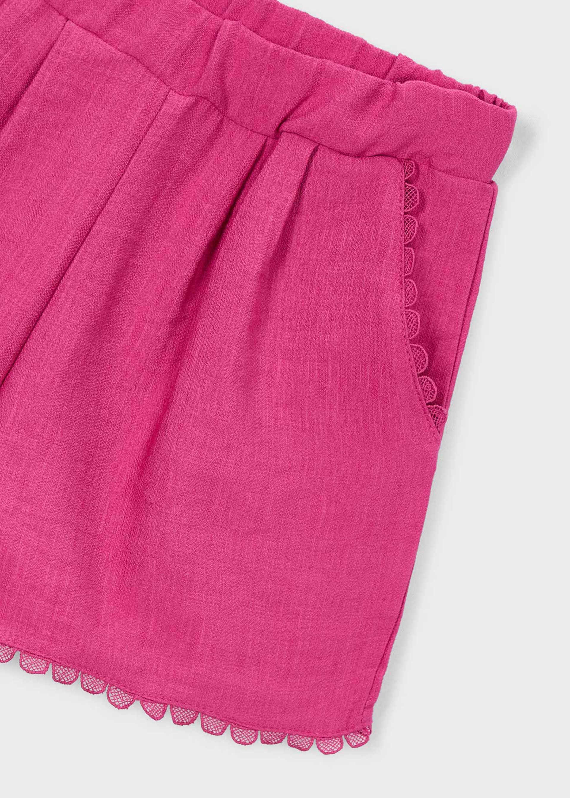 Pantaloncino pieghe bambina