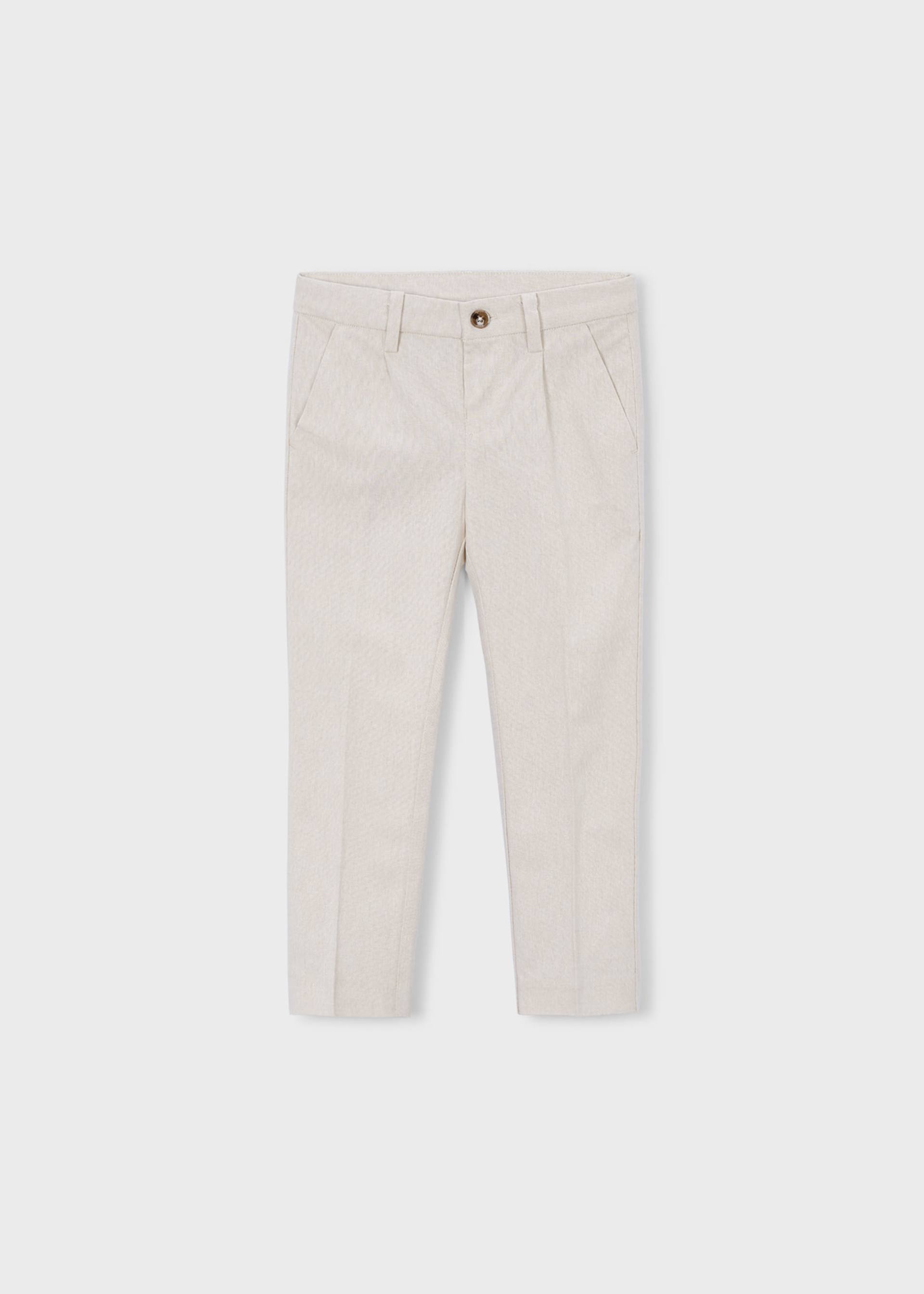 Pantalone lungo in lino bambino