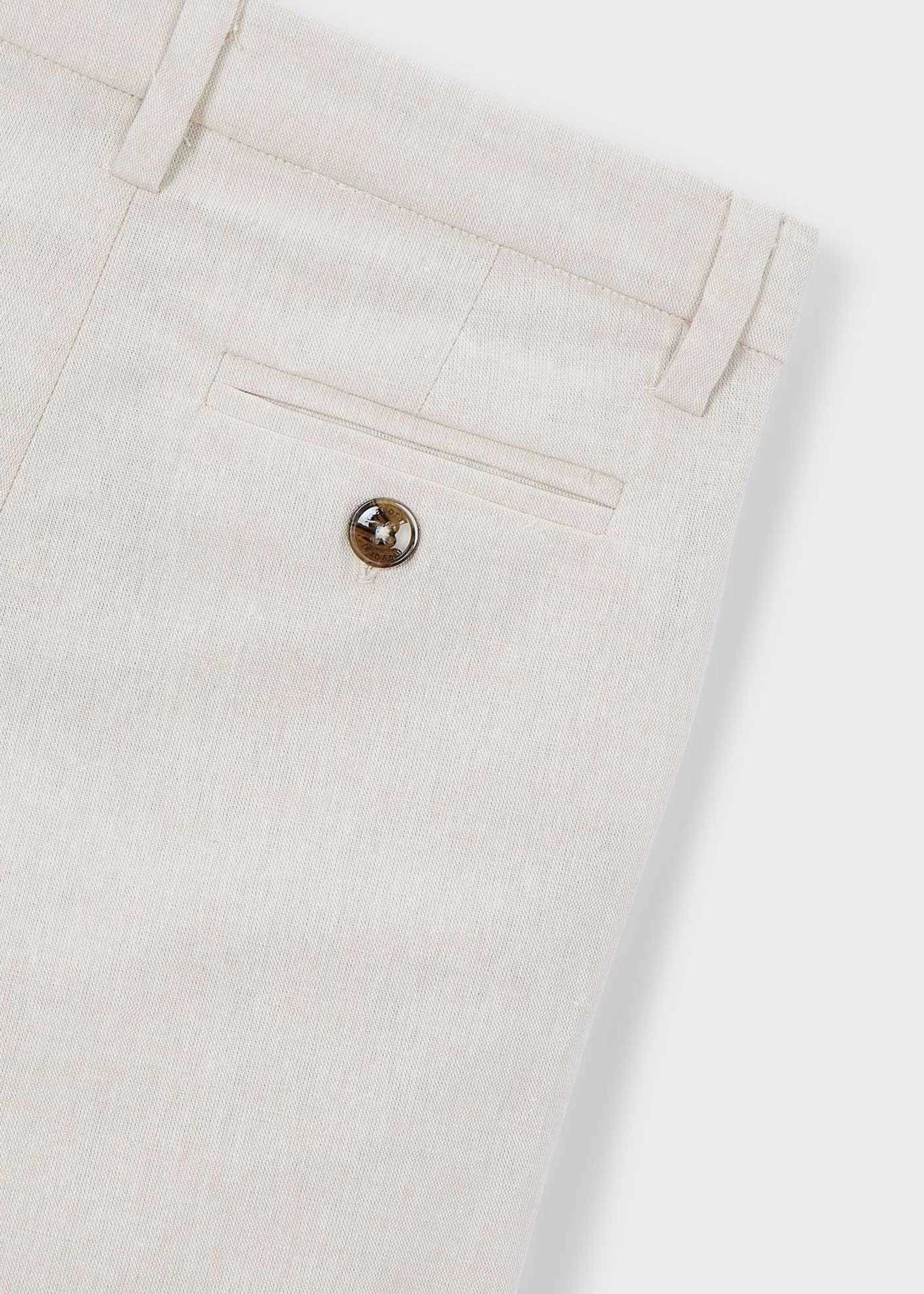 Lange Hose mit Leinenanteil Jungen