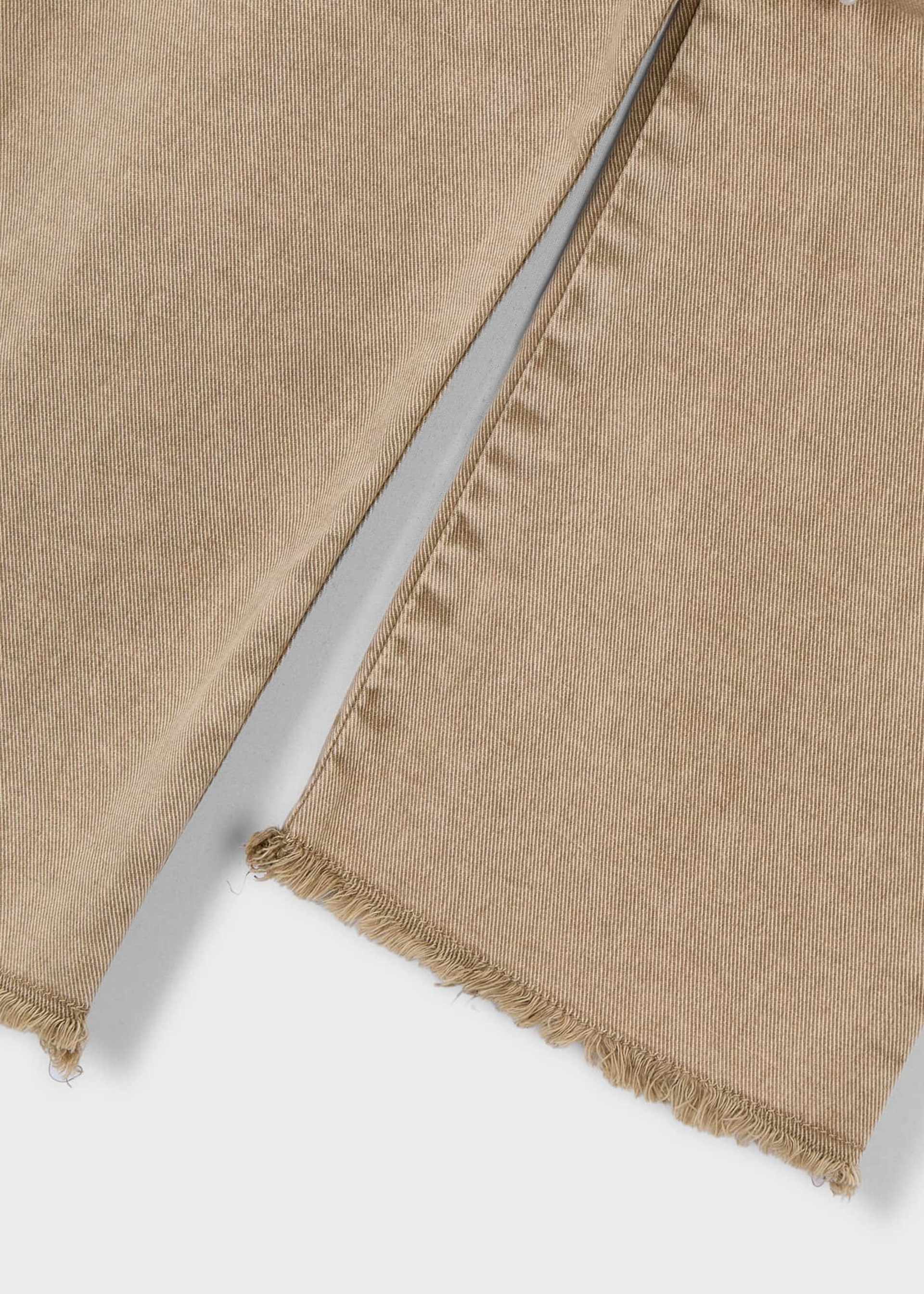 Girls wide leg twill trousers