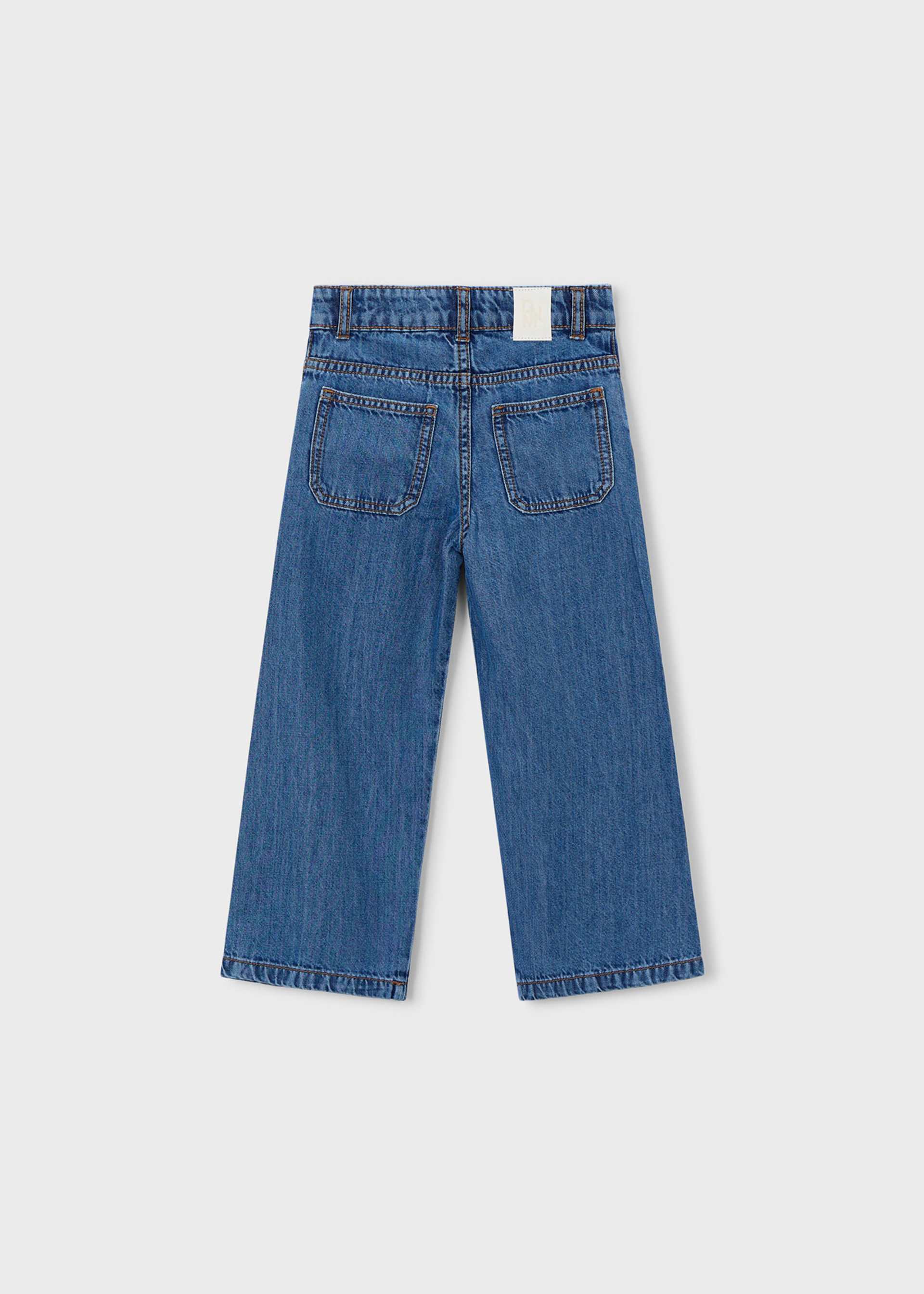 Calças denim fluidas menina