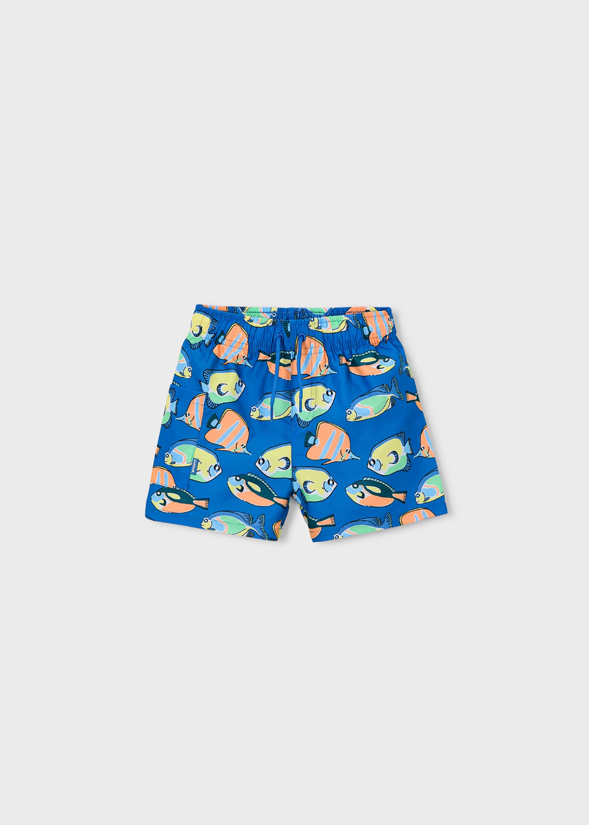 Boys bermuda print swim shorts