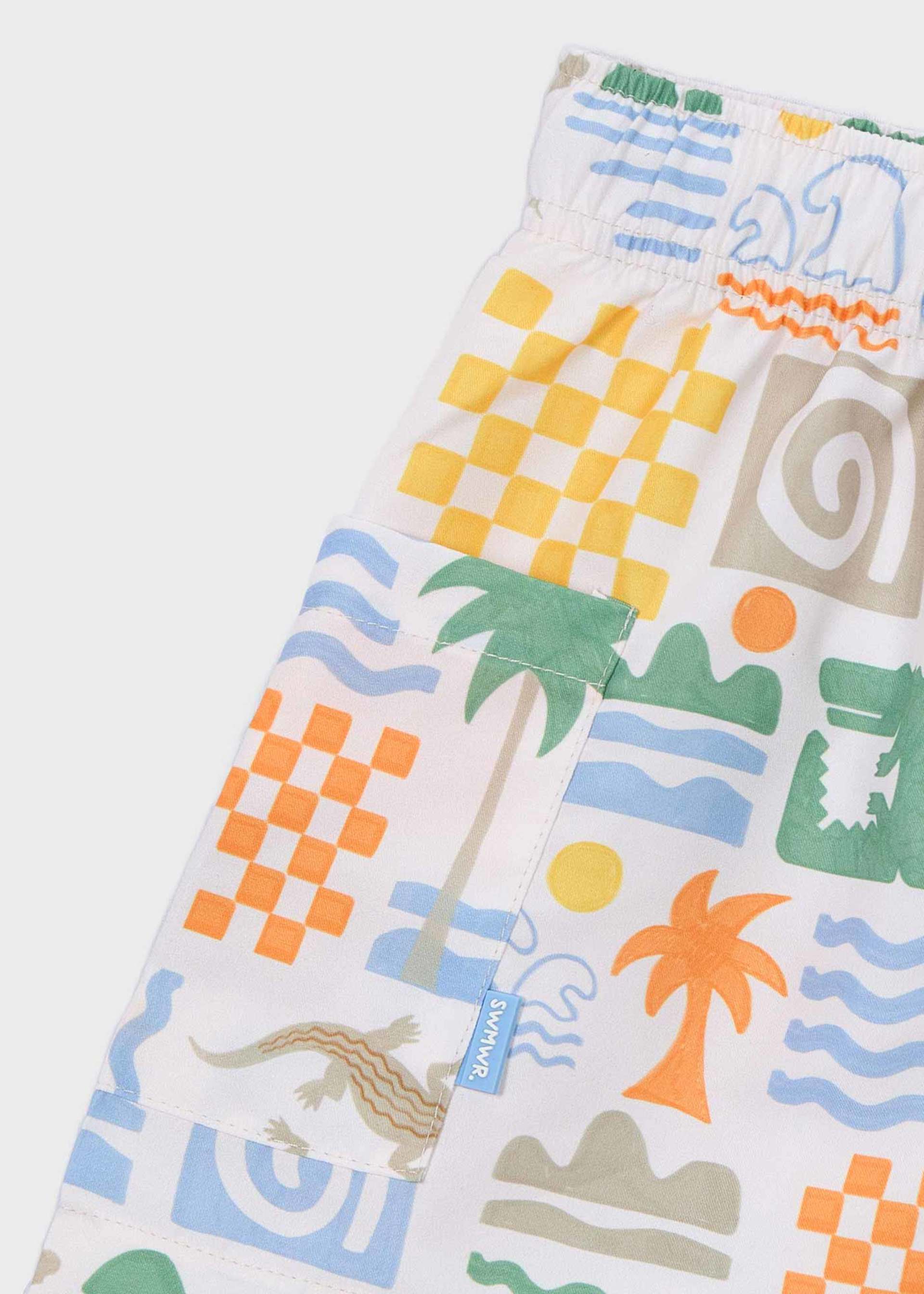 Boy Printed Swim Shorts