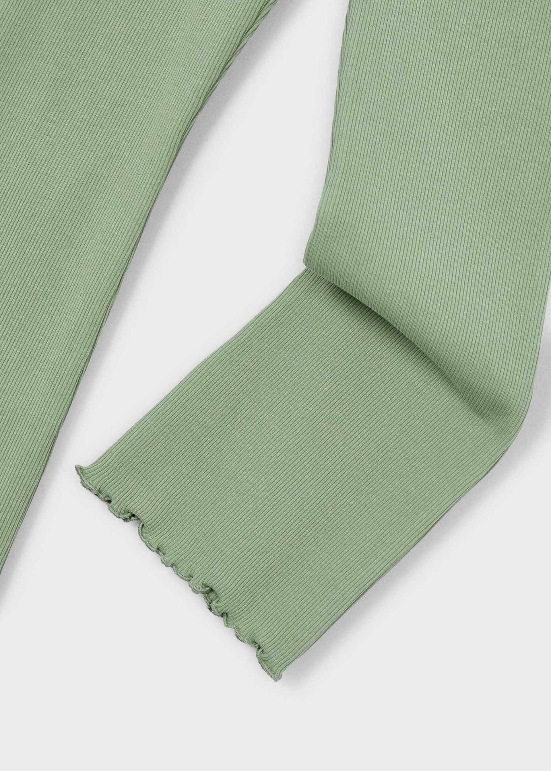 Leggings flare canalé niña