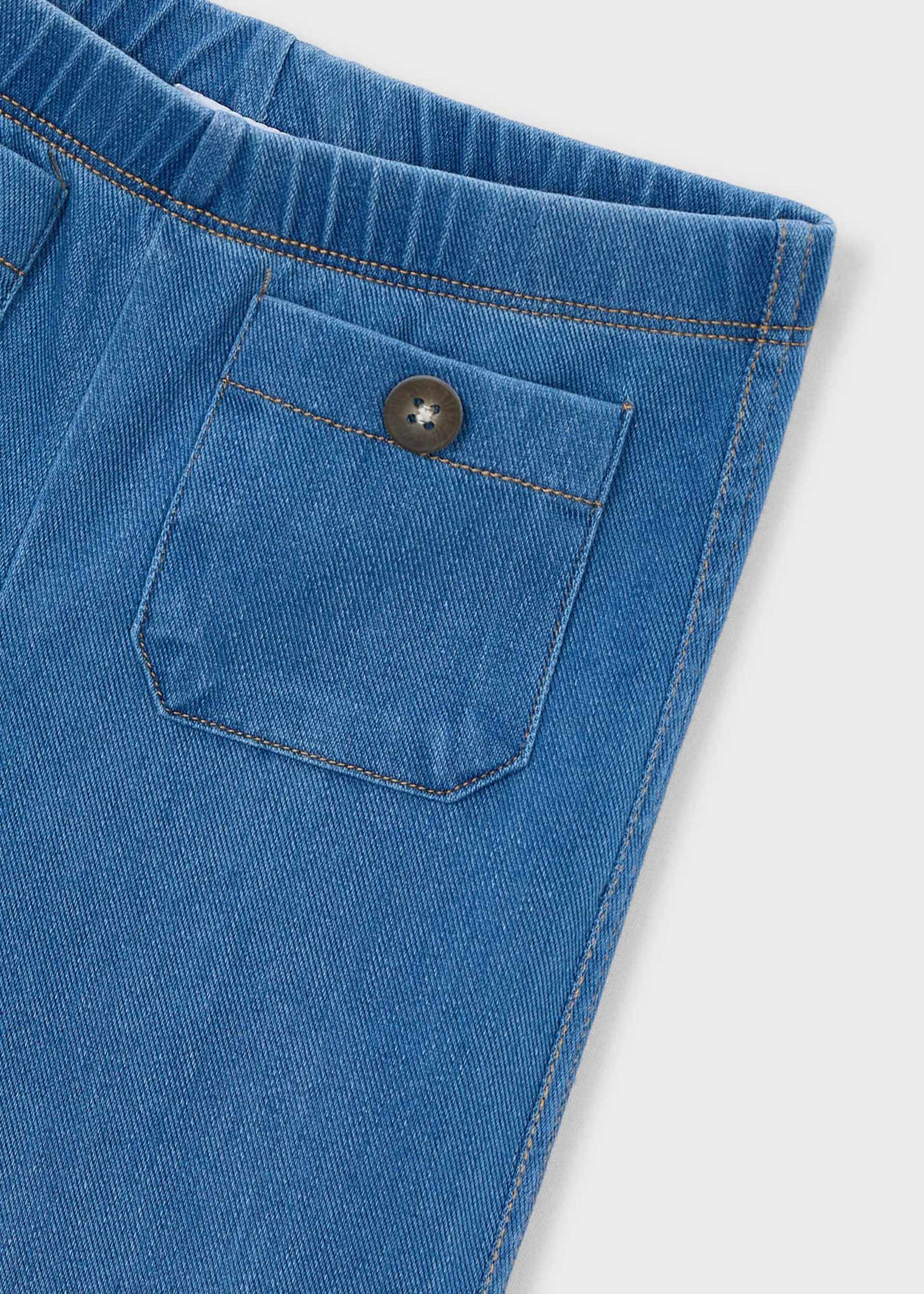 Girls' flare leggings with pockets