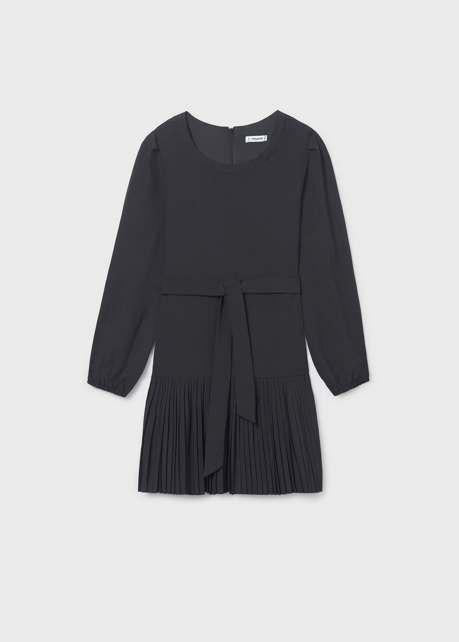 Girls pleated crepe dress Girls pleated crepe dress