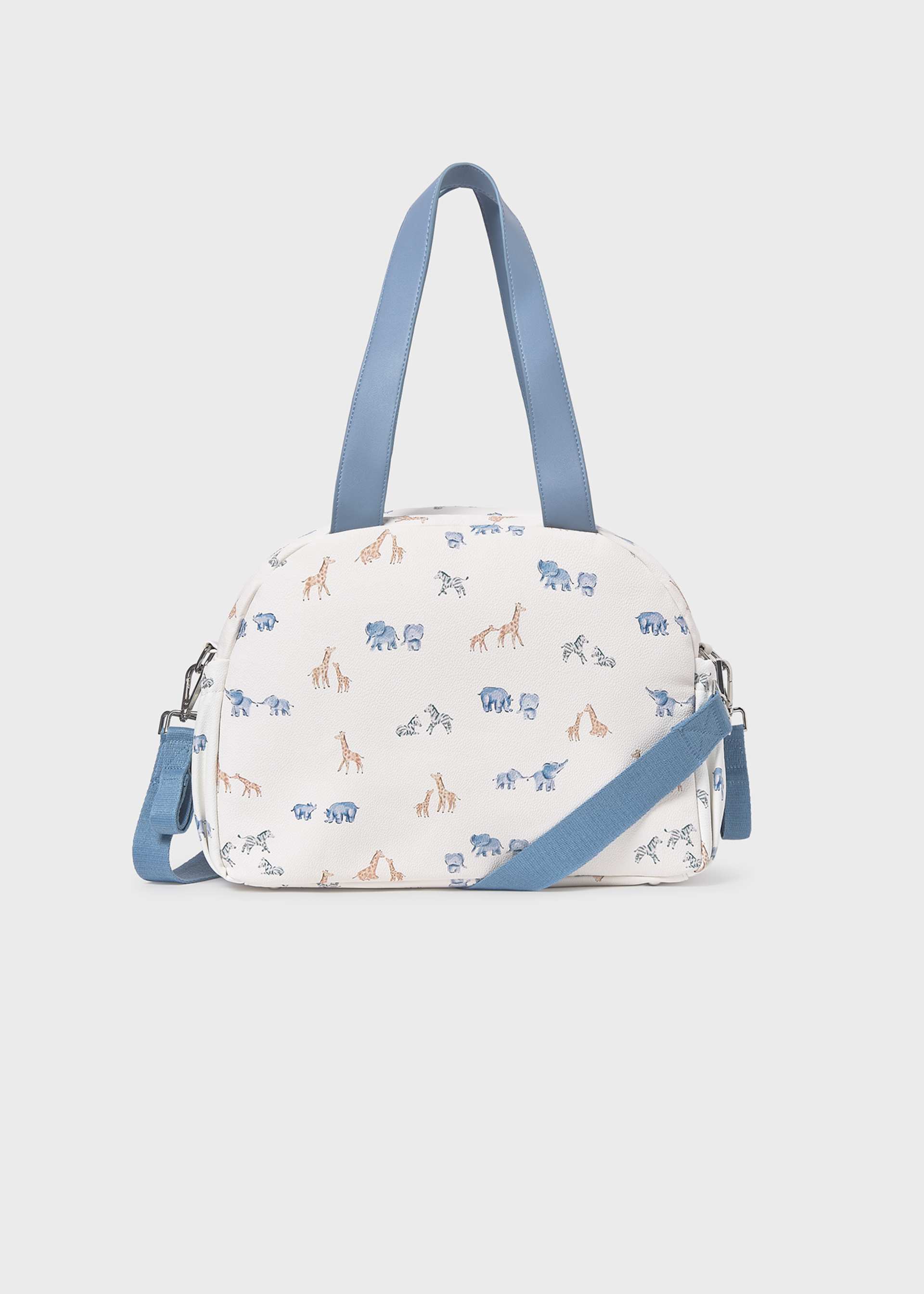 Medium printed maternity bag