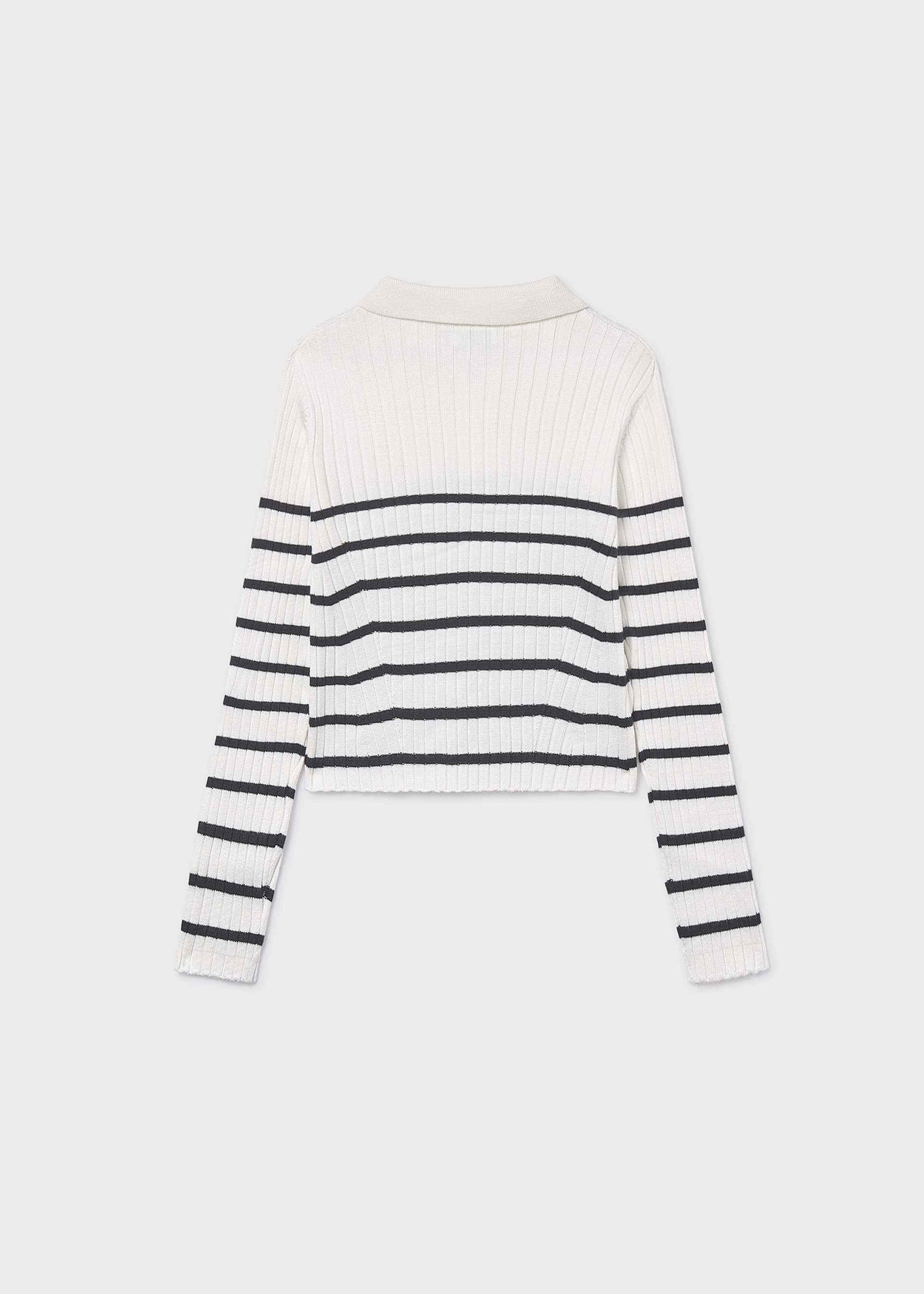 Girls knitted polo shirt