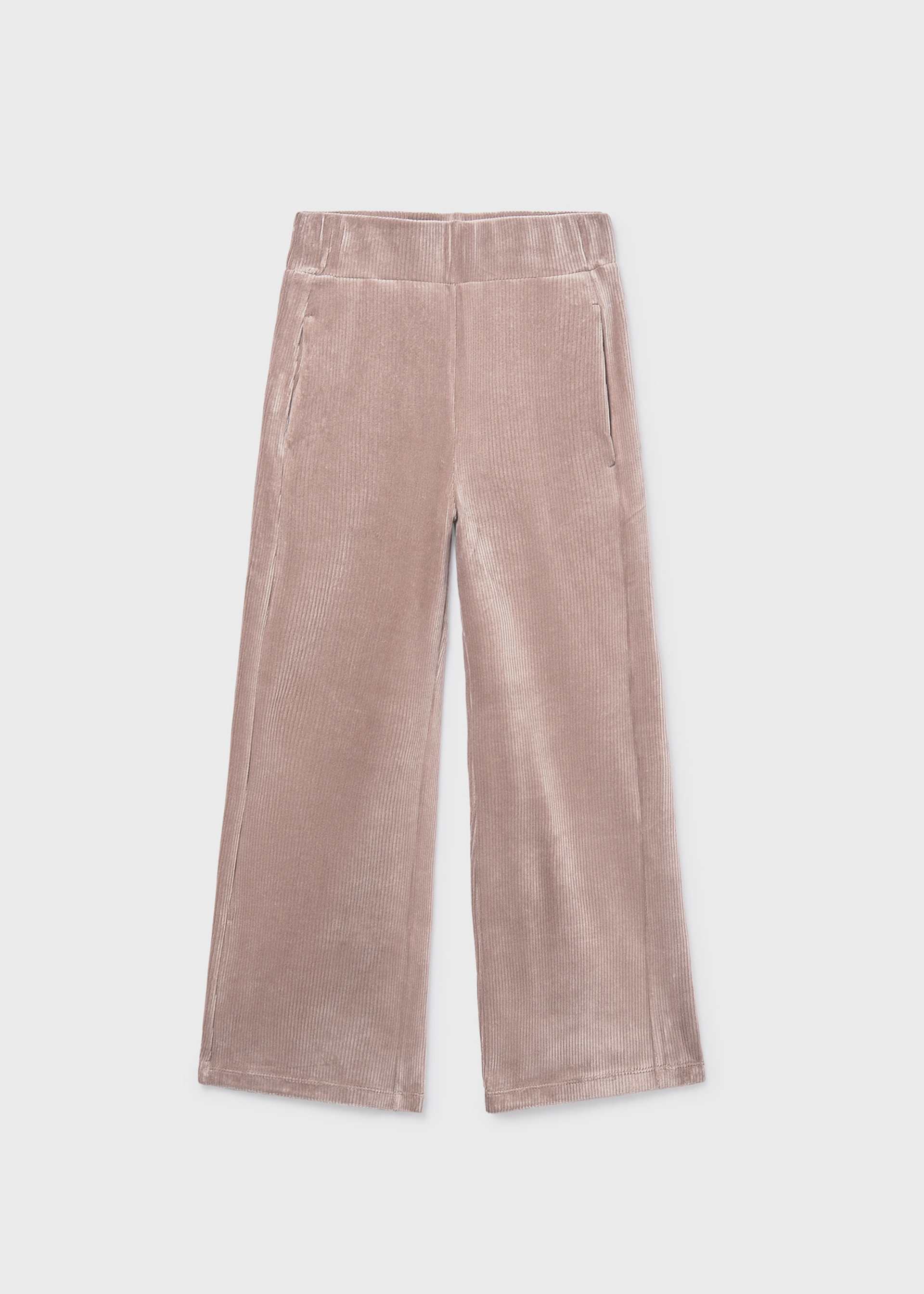 Pantalon en velours côtelé fille