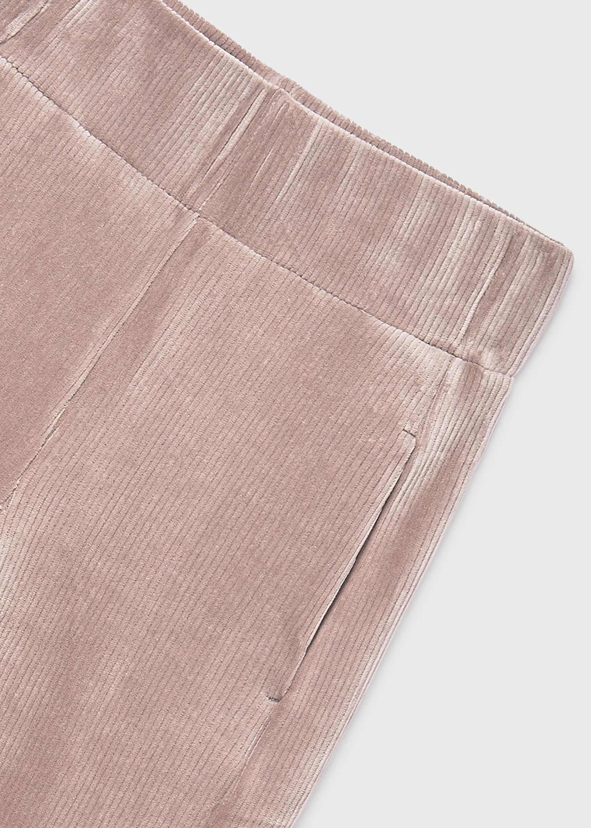 Pantalon en velours côtelé fille