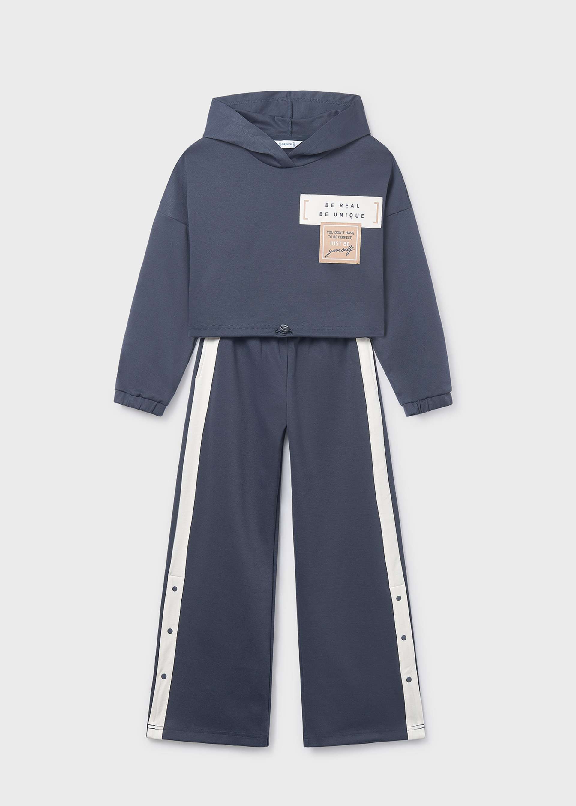 Girls banded tracksuit