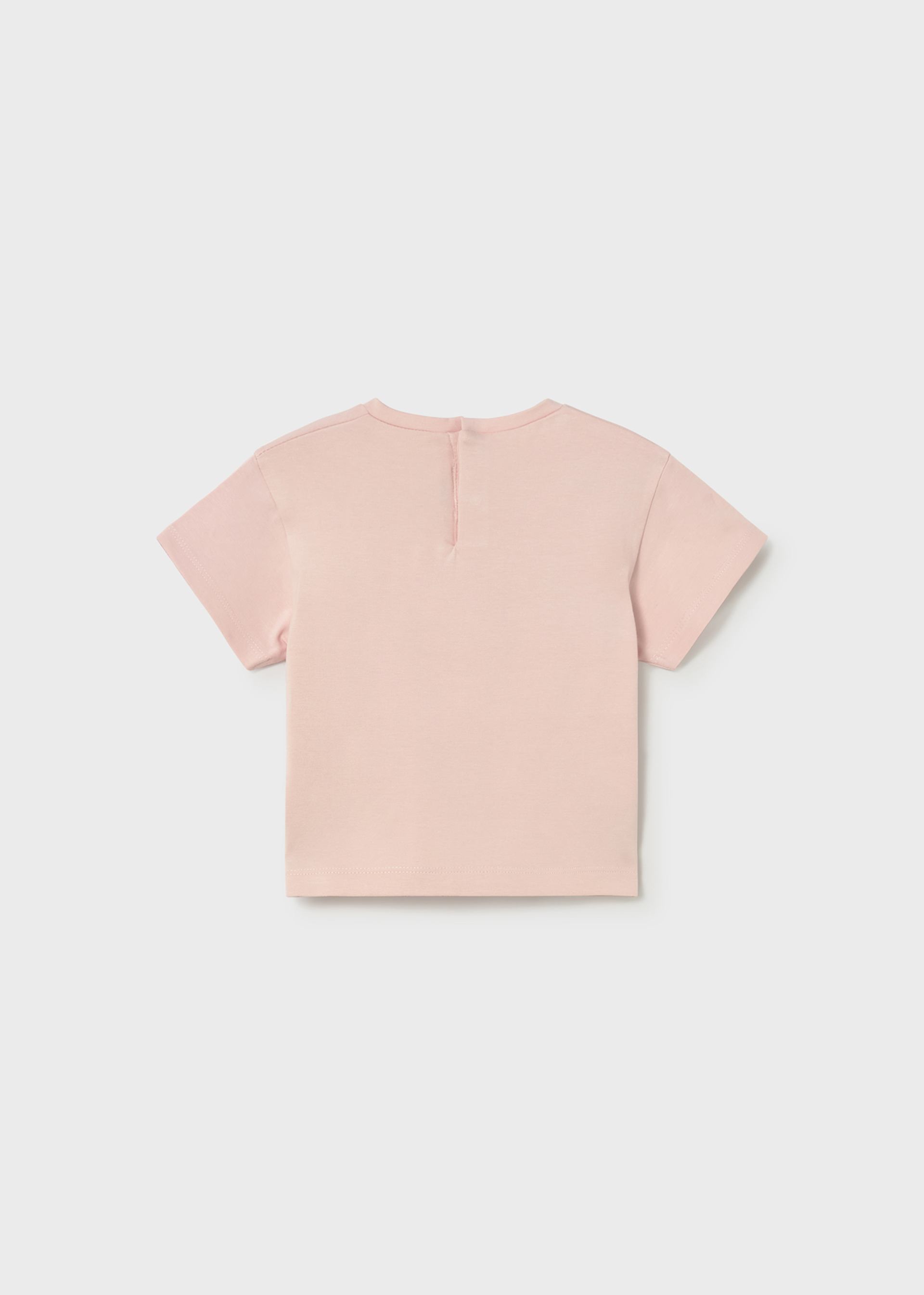 T-shirt cerise basique bébé