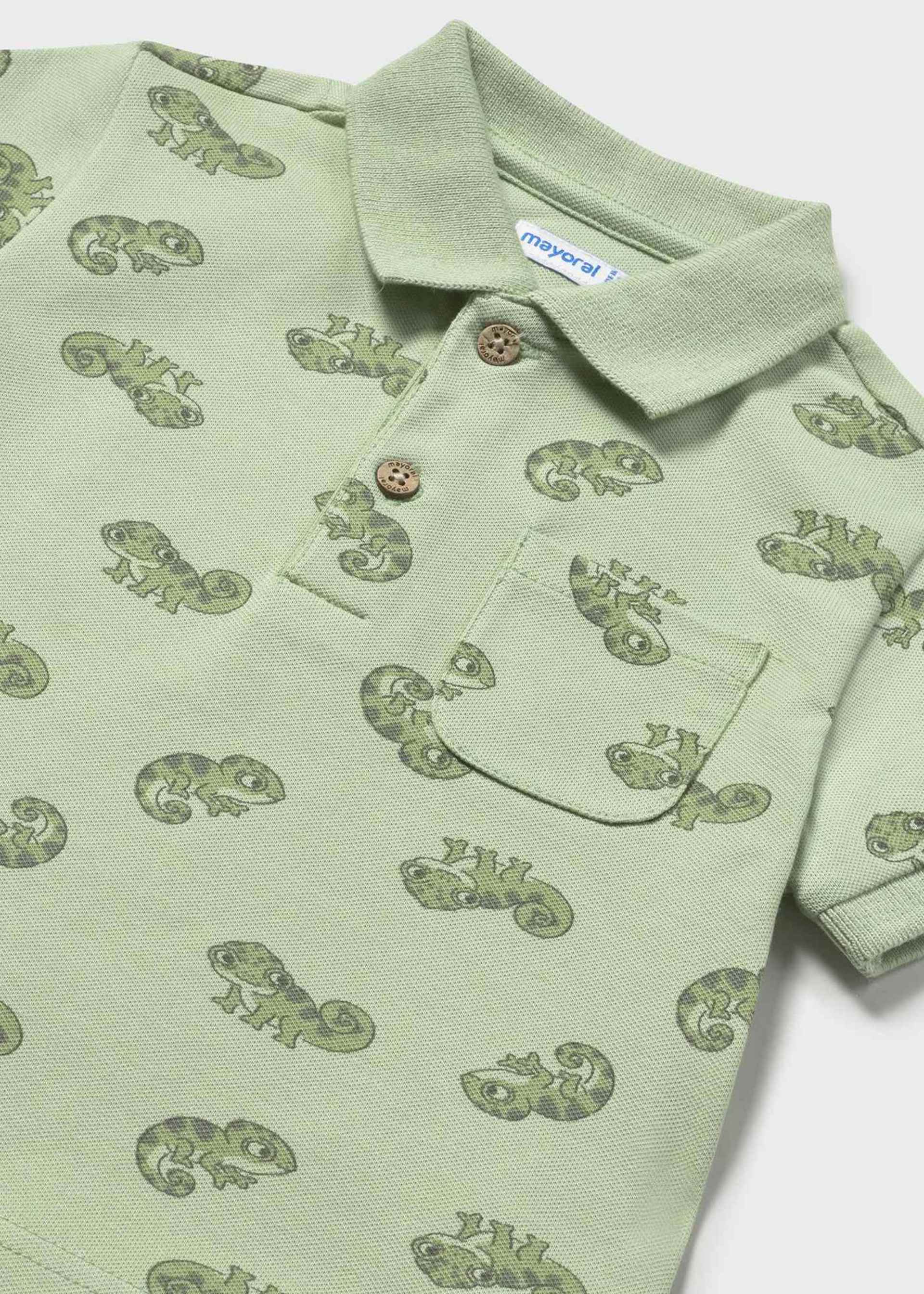 Baby animal polo shirt