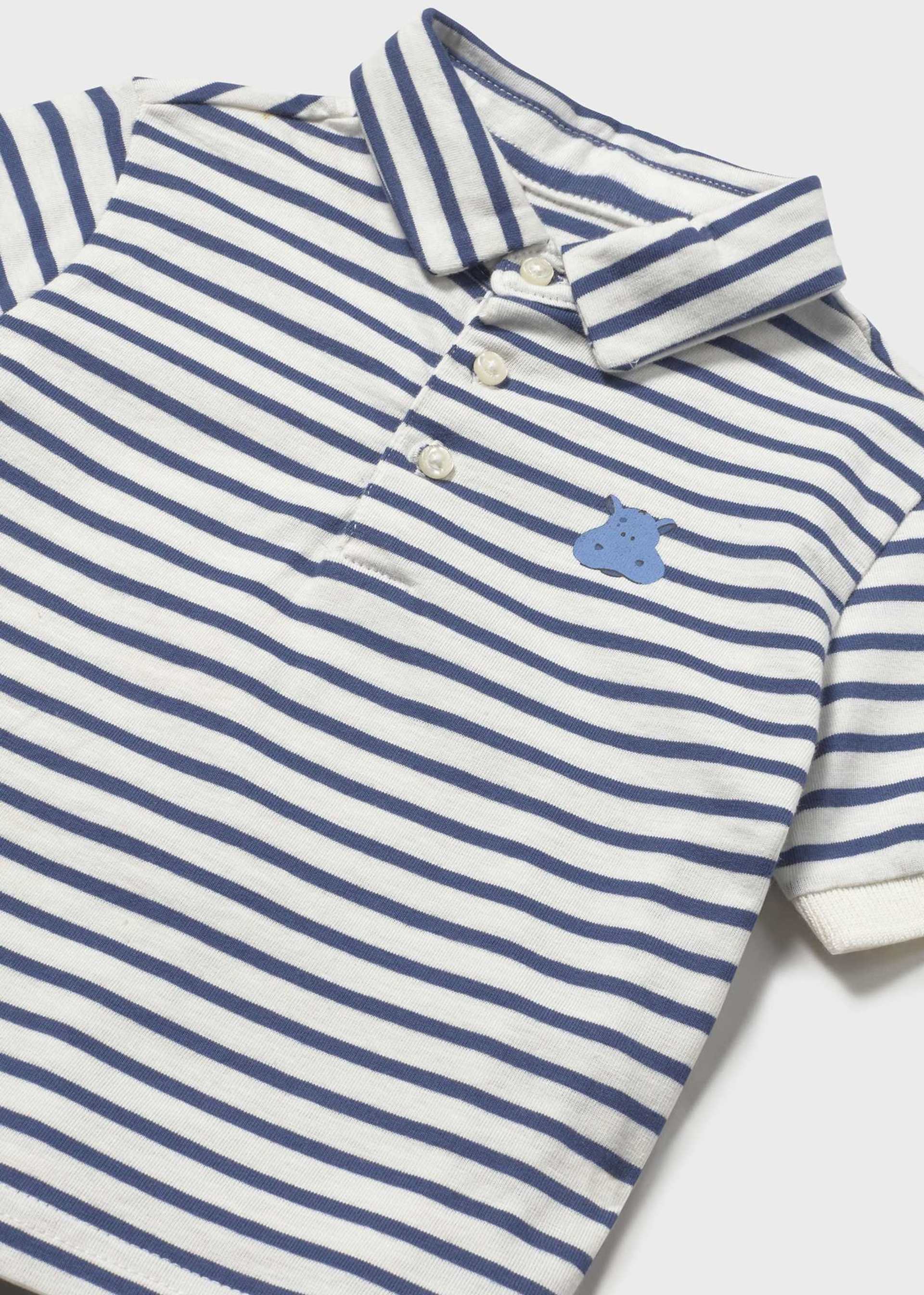 Poloshirt gestreift bestickt Baby