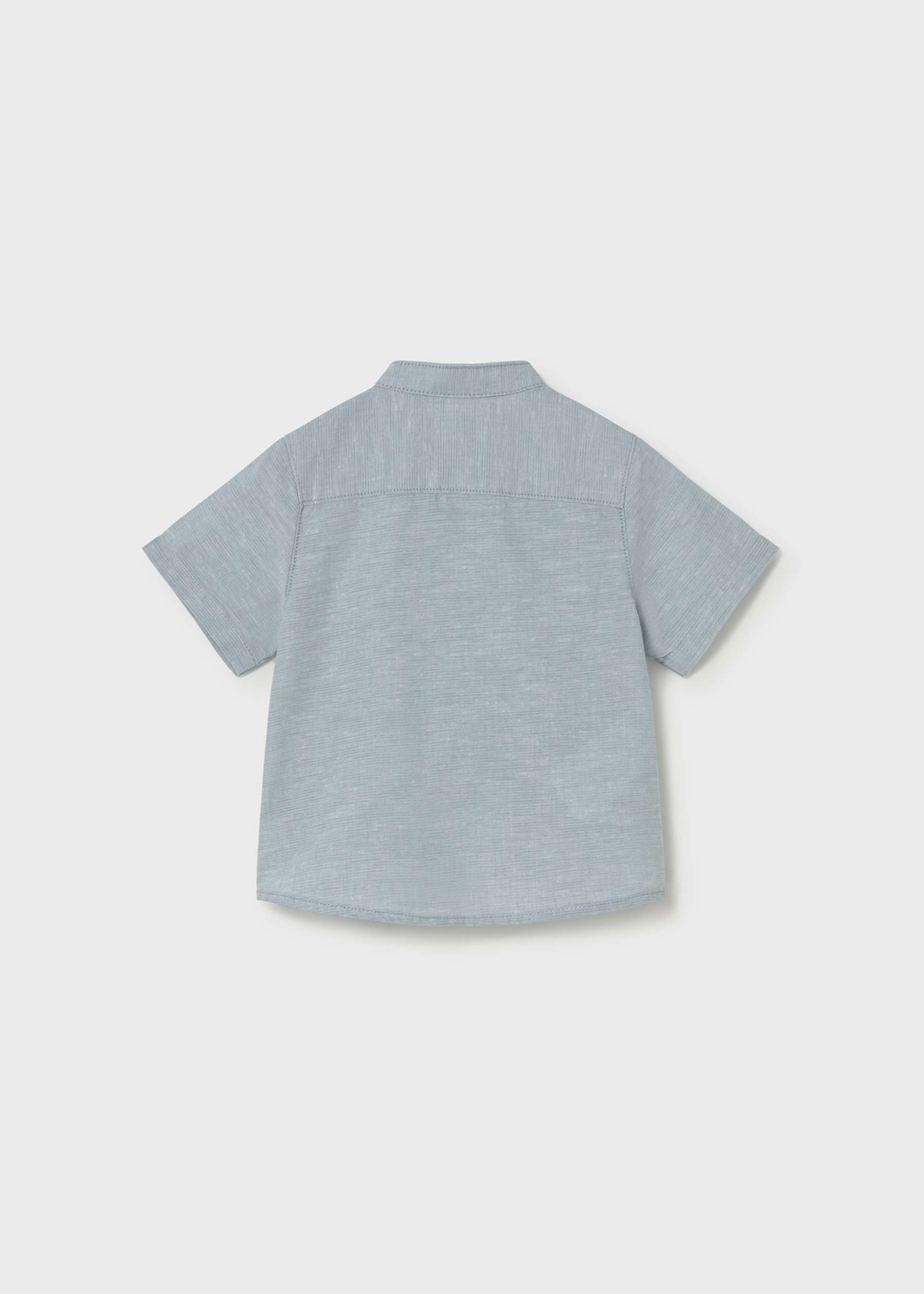 Chemise avec lin et col mao bébé