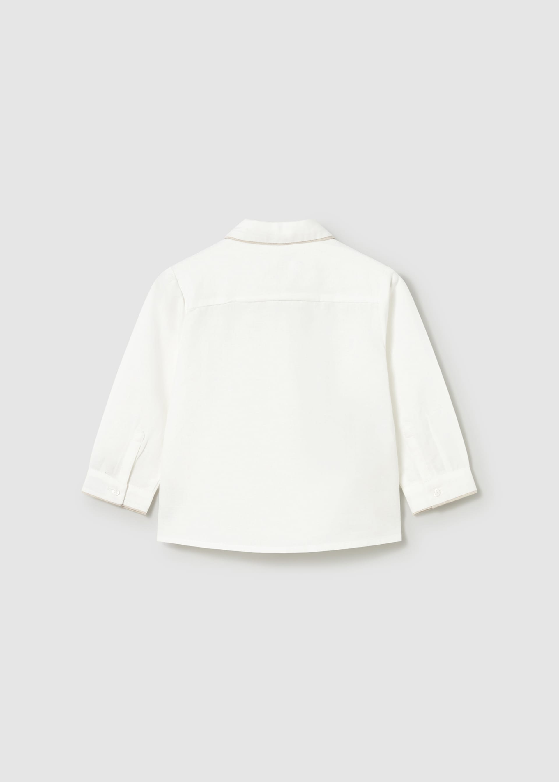 Camisa de manga larga con pajarita bebé