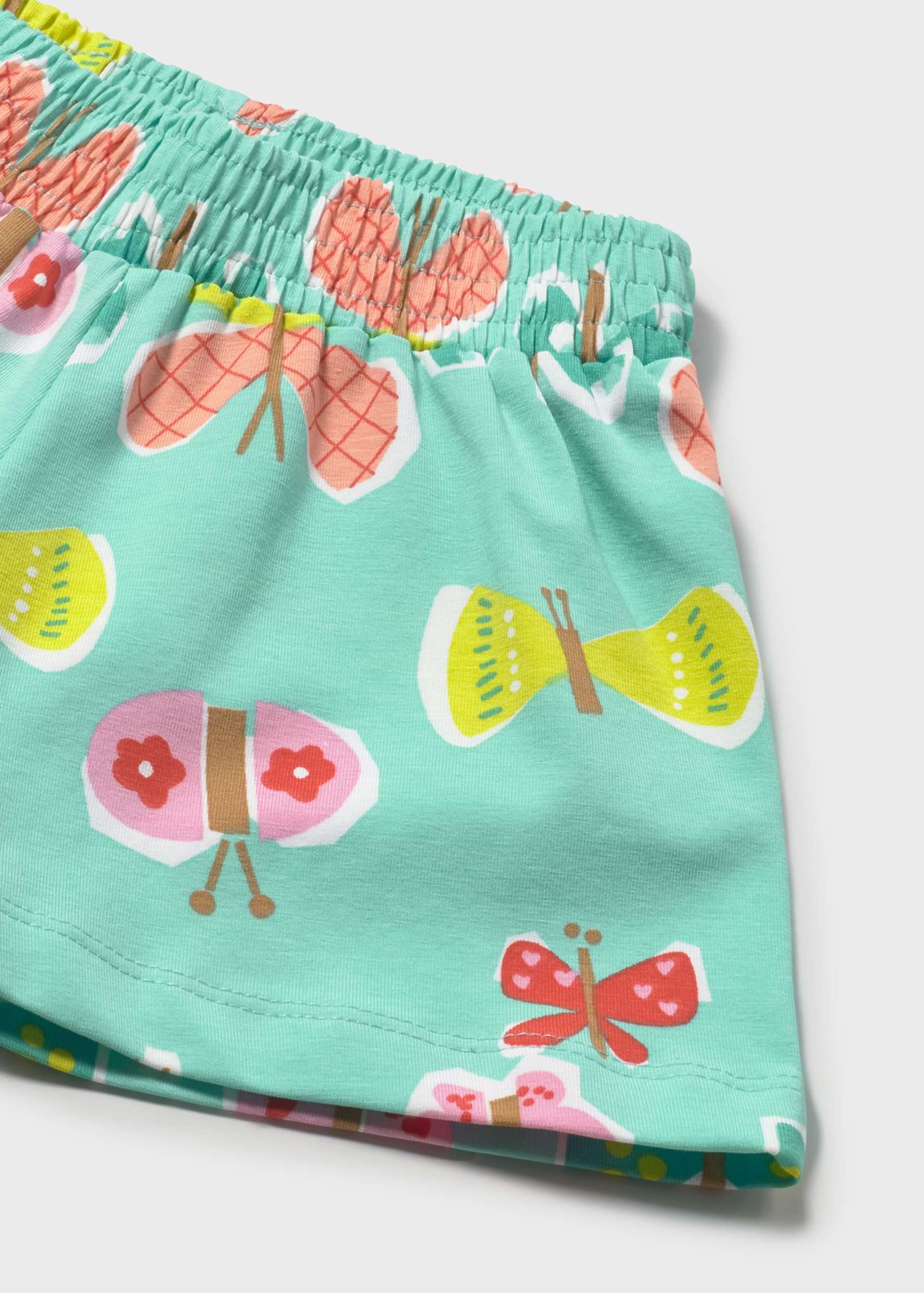 Short en maille imprimée bébé