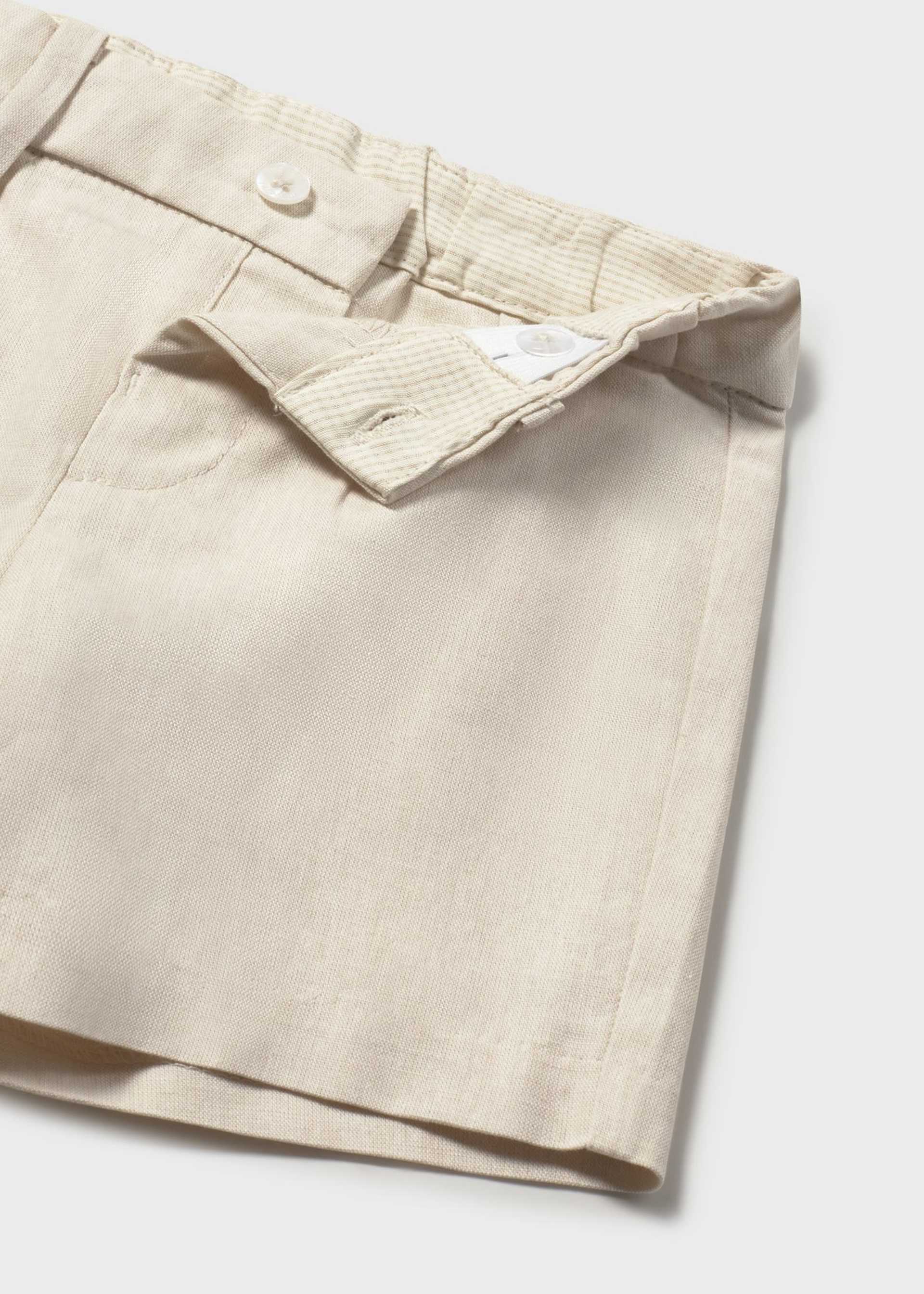 Bermuda in lino elegante neonato