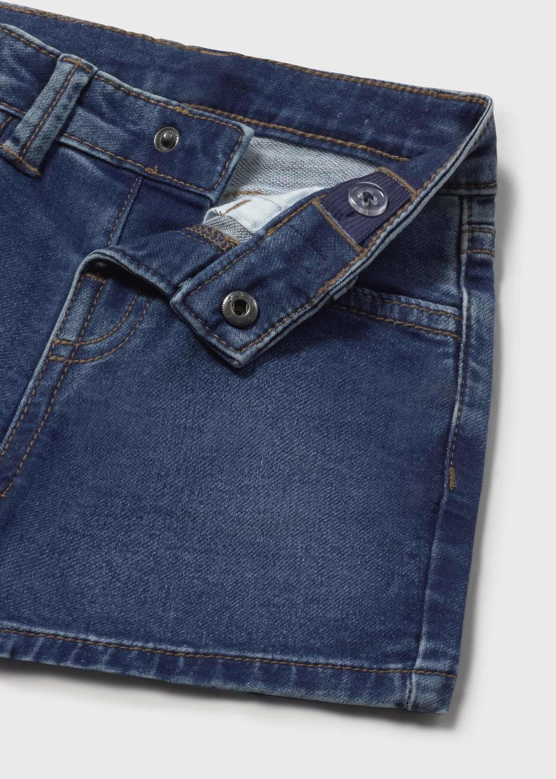 Bermuda en denim bébé
