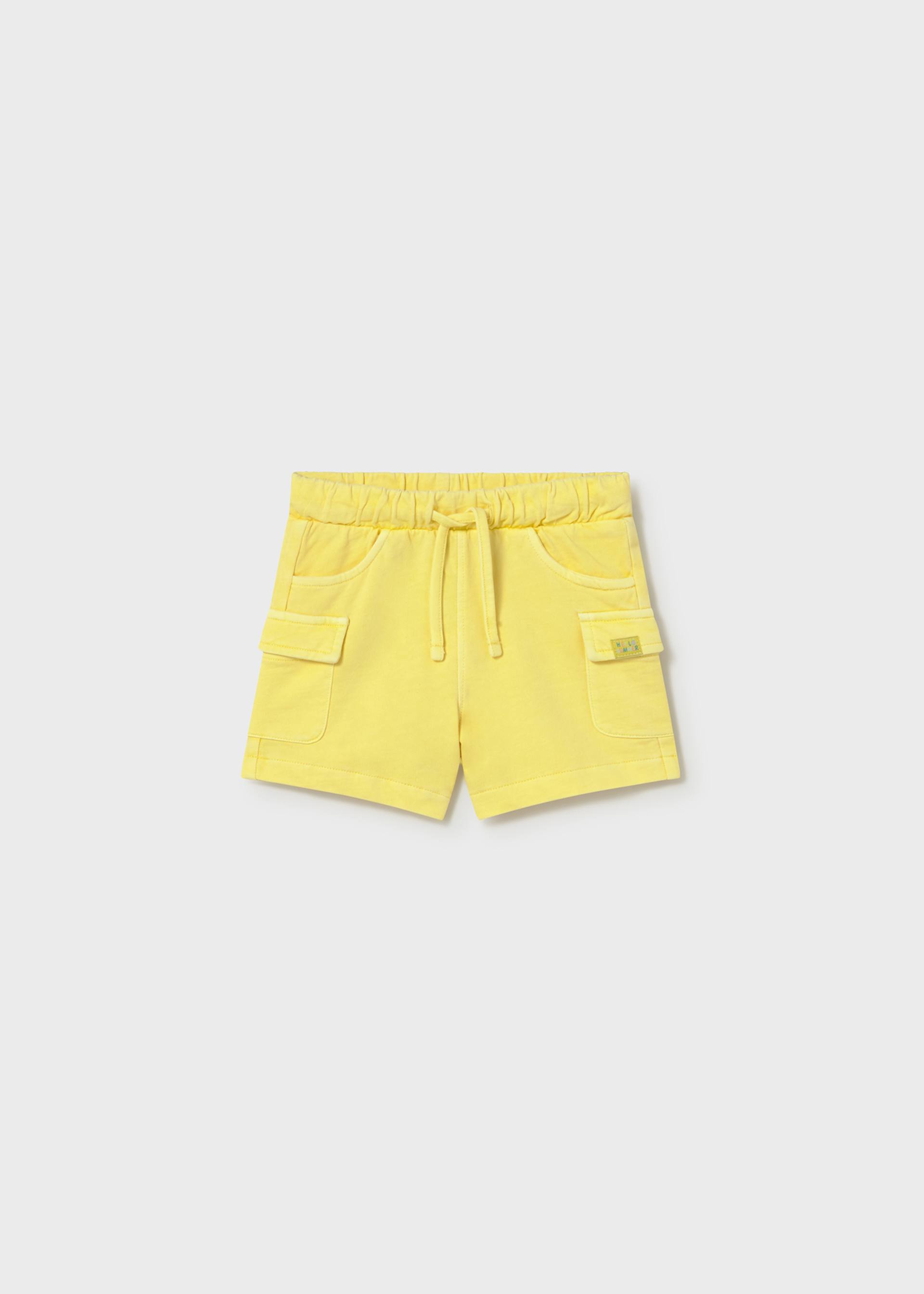 Bermude sport efect prespalat bebe Bermude sport efect prespalat bebe
