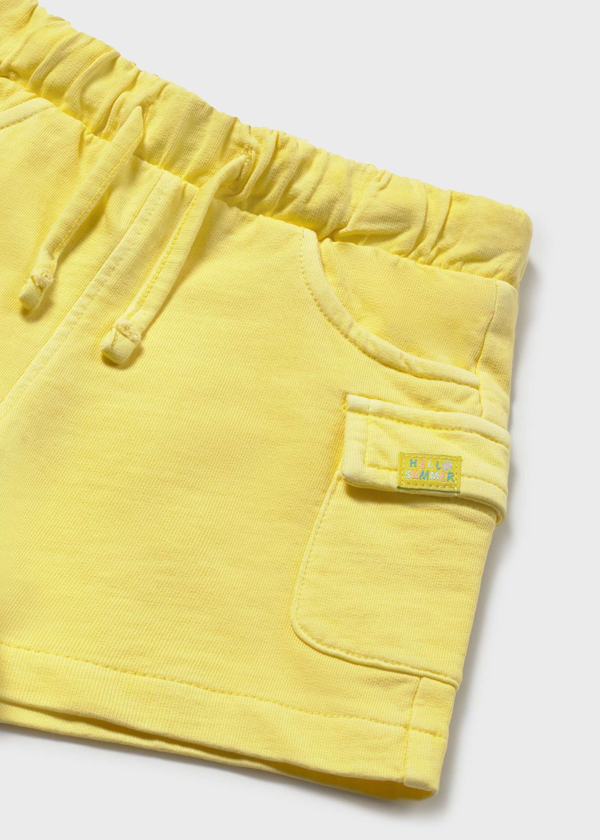 Bermude sport efect prespalat bebe Bermude sport efect prespalat bebe