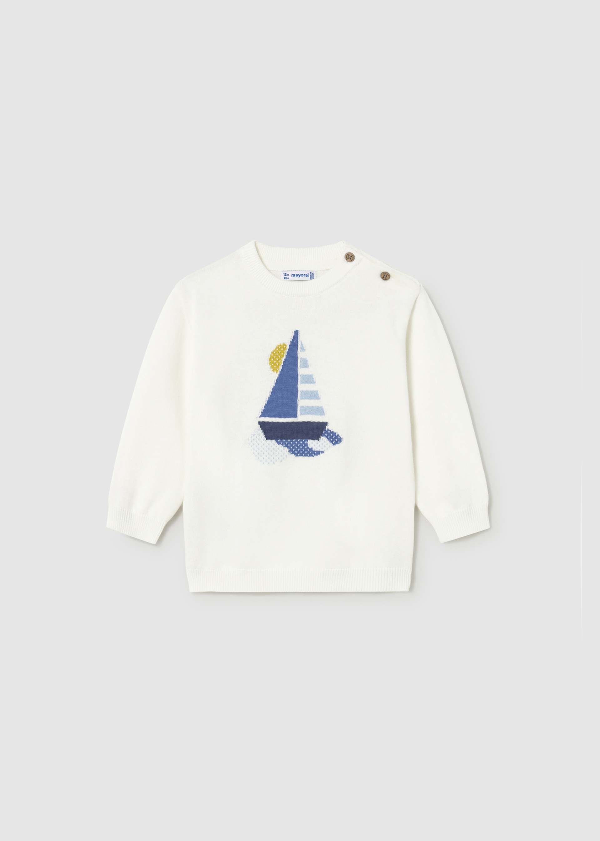Sweter intarsja dla niemowlęcia