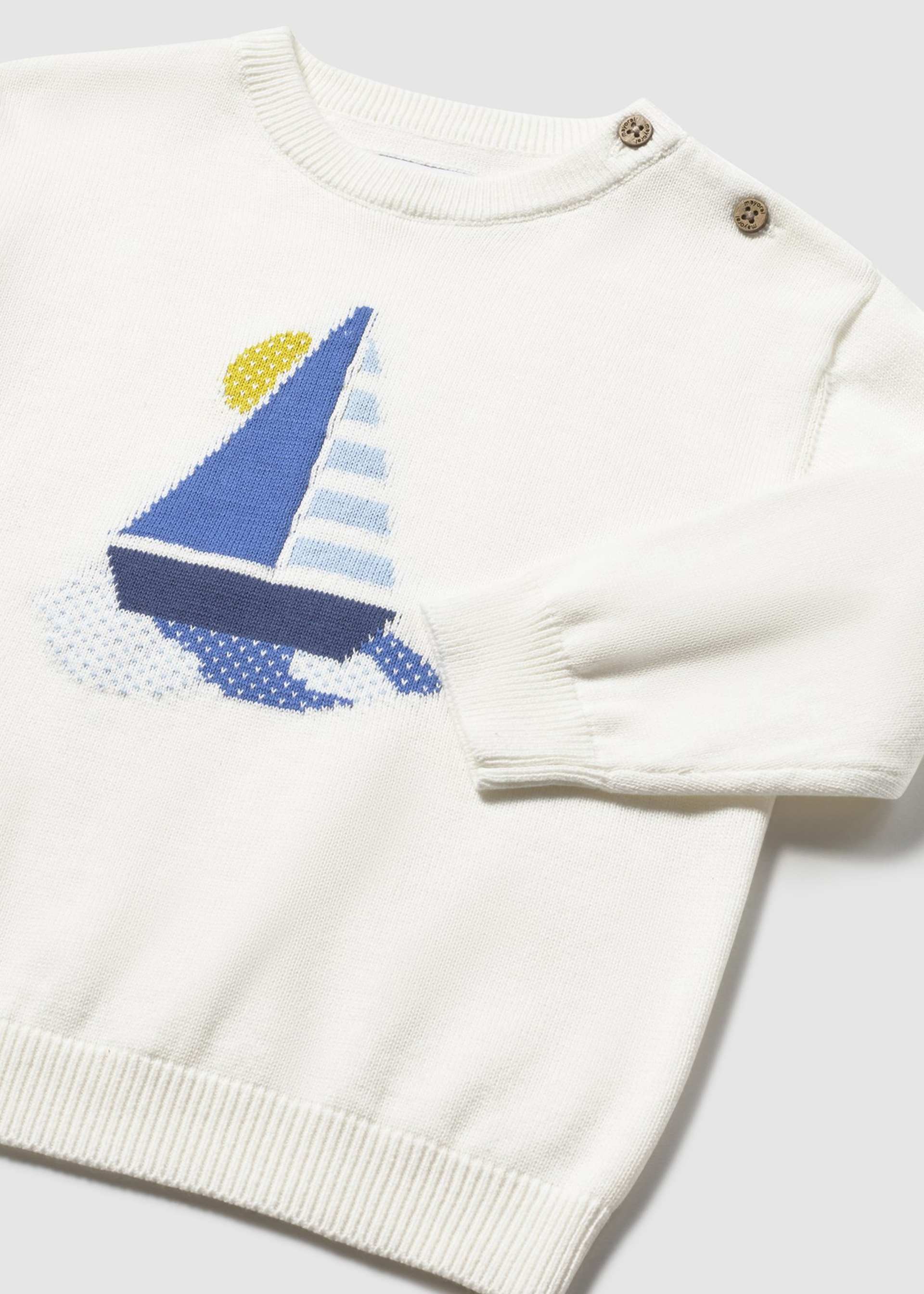 Sweter intarsja dla niemowlęcia