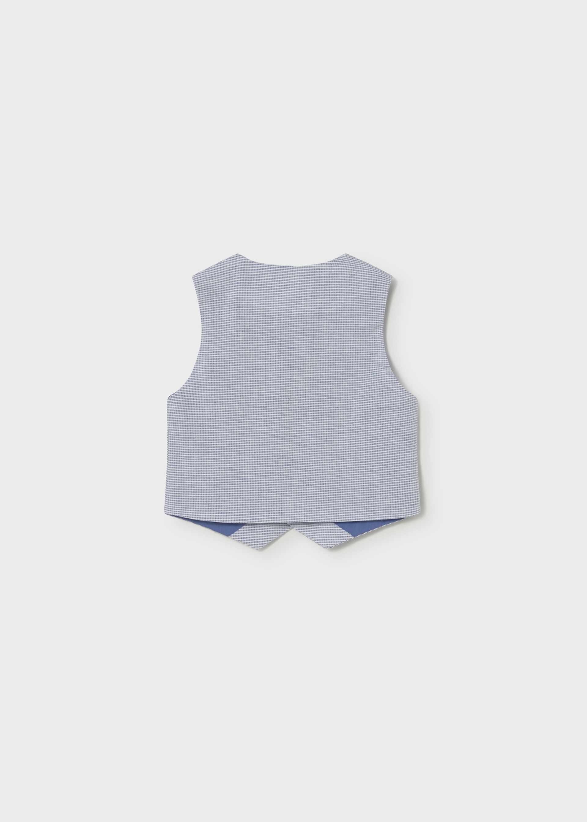 Baby linen waistcoat