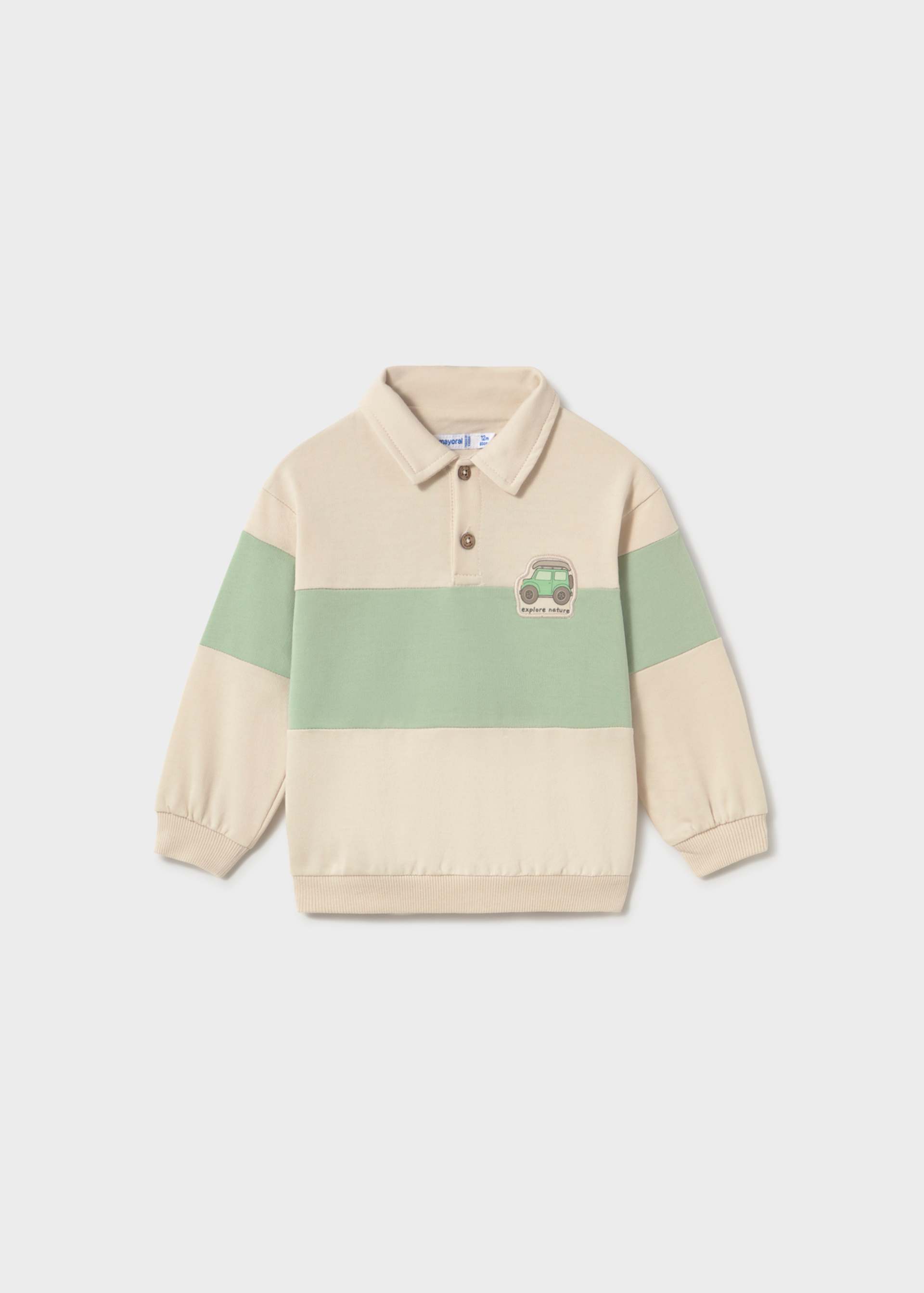 Bluza w paski dla niemowlęcia
