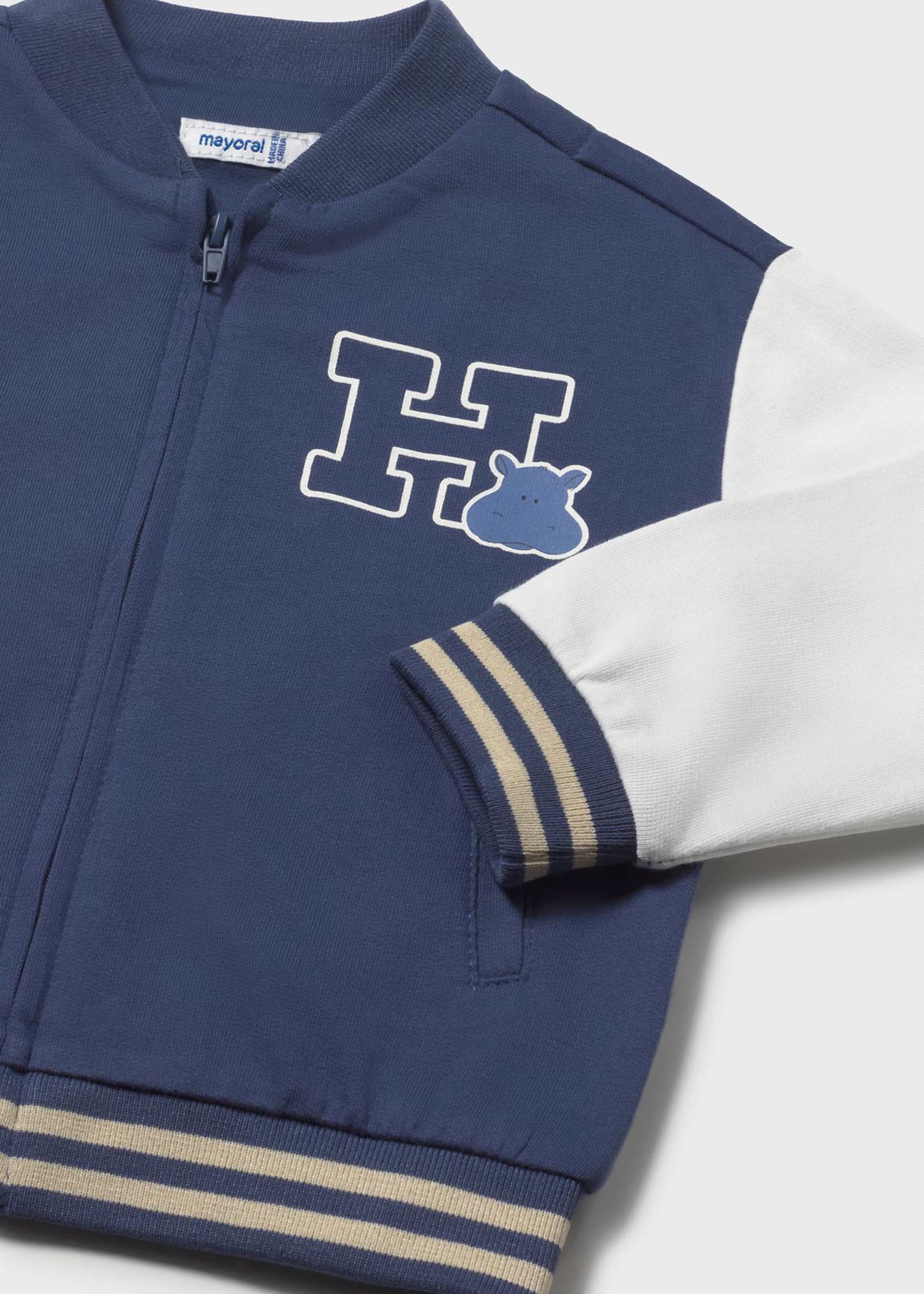 Felpa bomber neonato